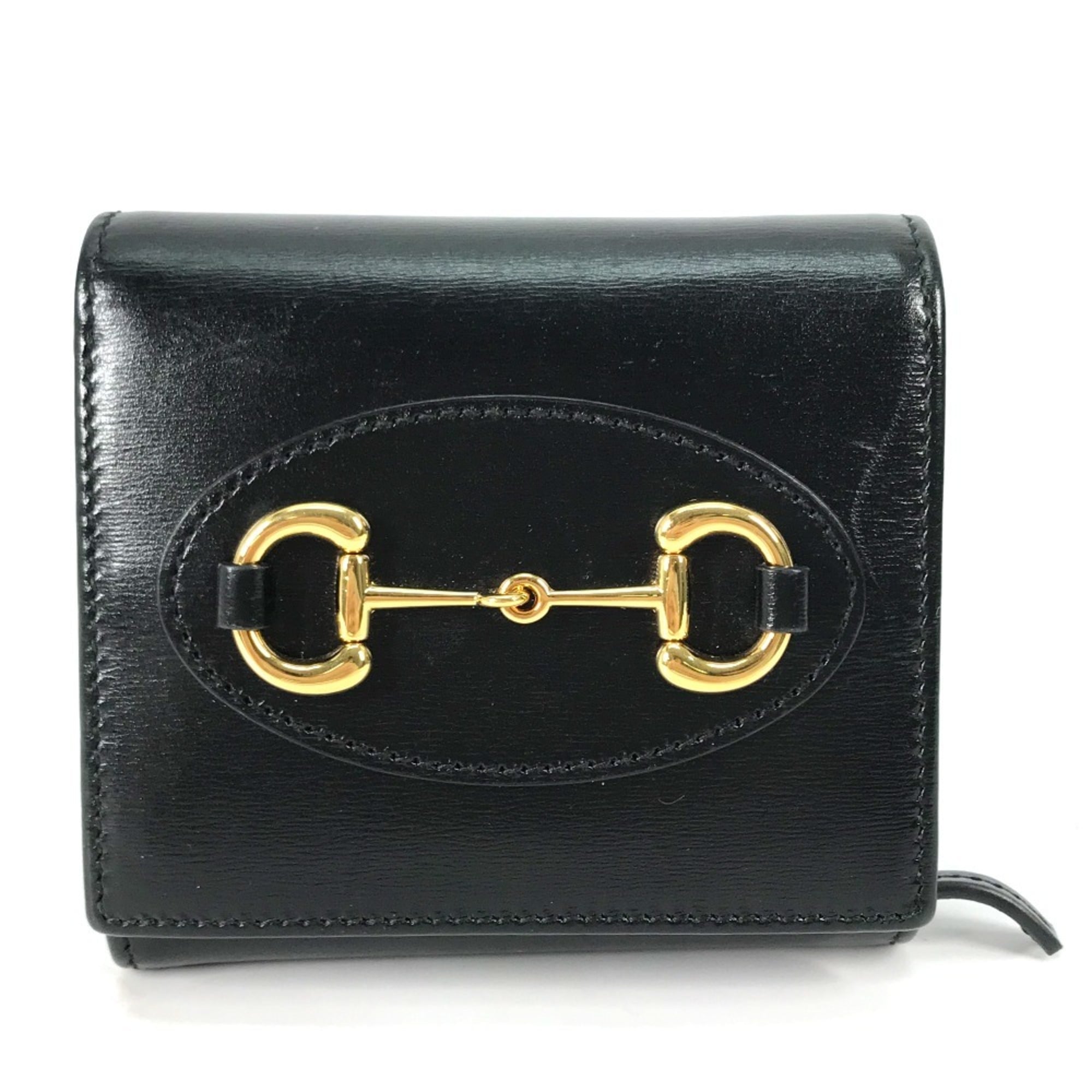 Gucci Black Leather Wallet (Bi-Fold) (Pre-Owned)