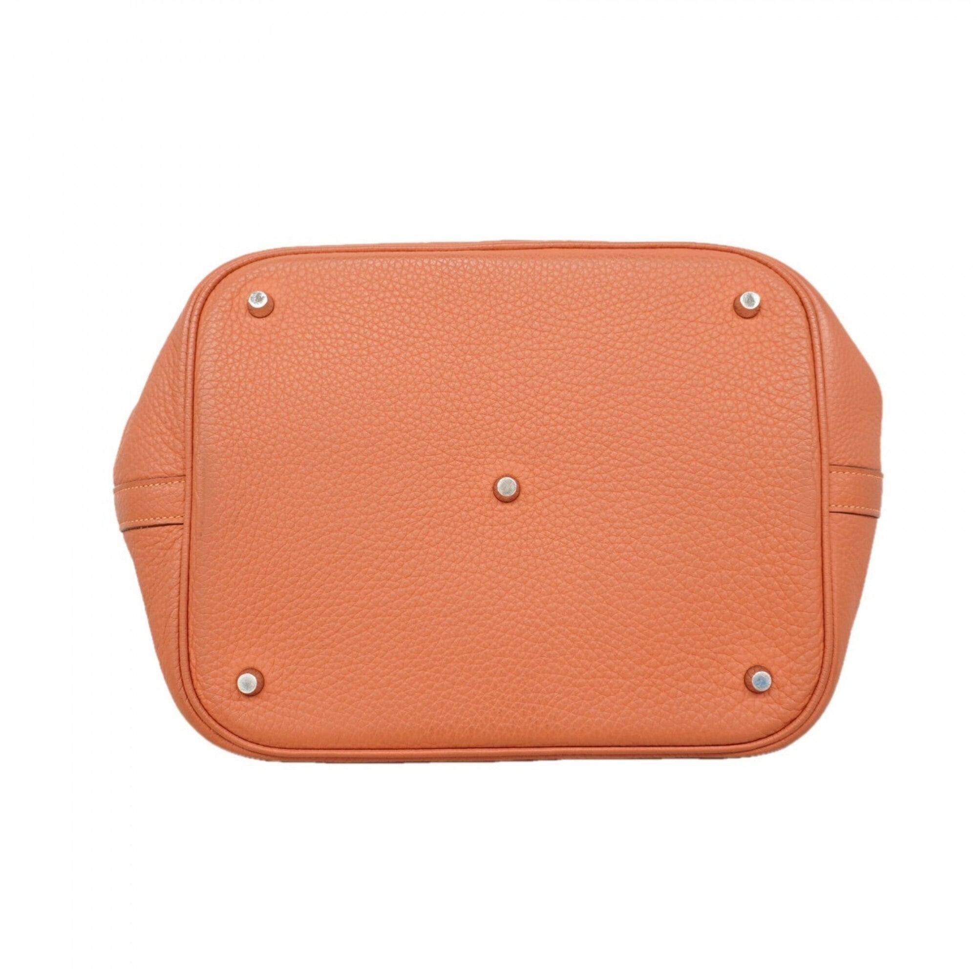 Hermes Crevette Taurillon Clemence Leather Handbag (Pre-Owned)