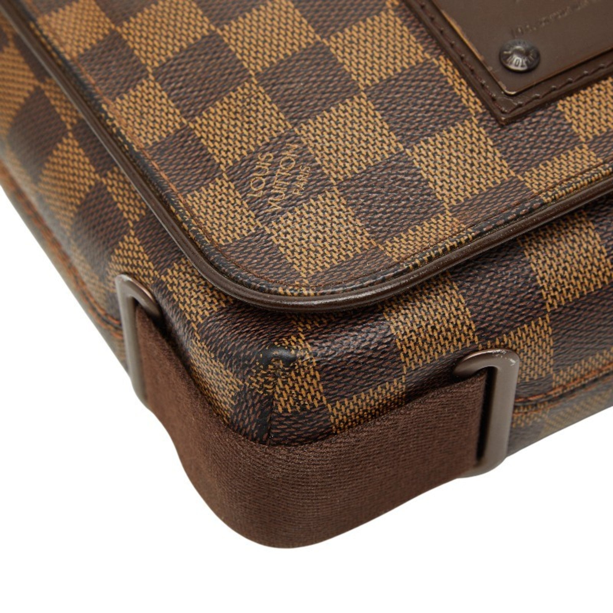 Louis Vuitton Brown Pvc Leather Shoulder Bag (Pre-Owned)