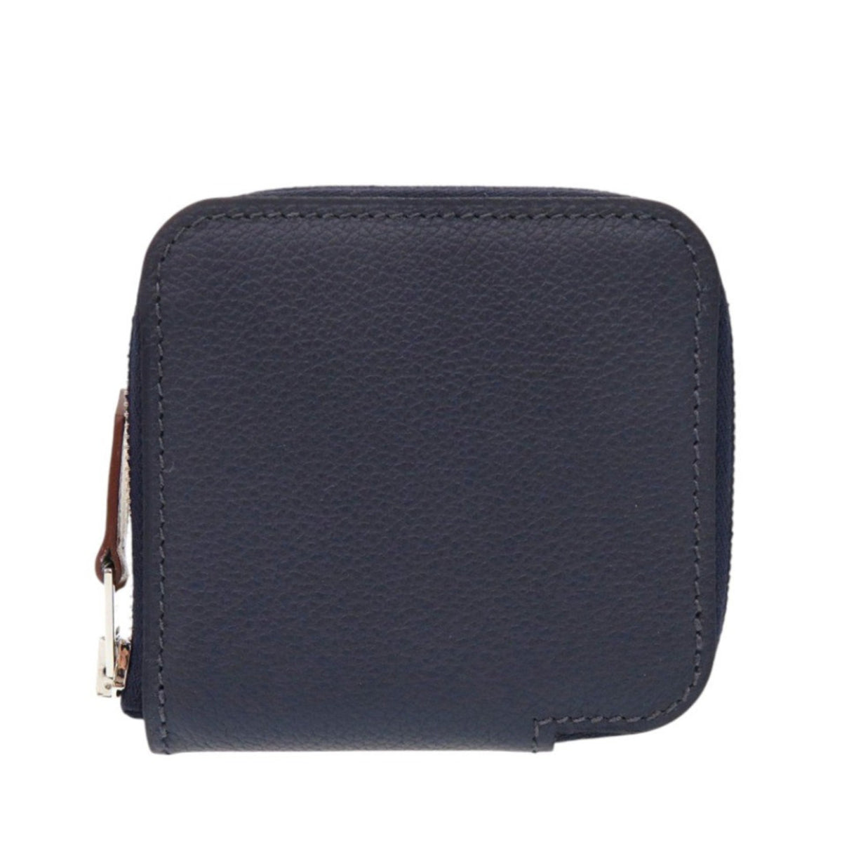 Hermes Blue Blue Nuit Epsom Leather Coin Purse/Coin Case (Pre-Owned)