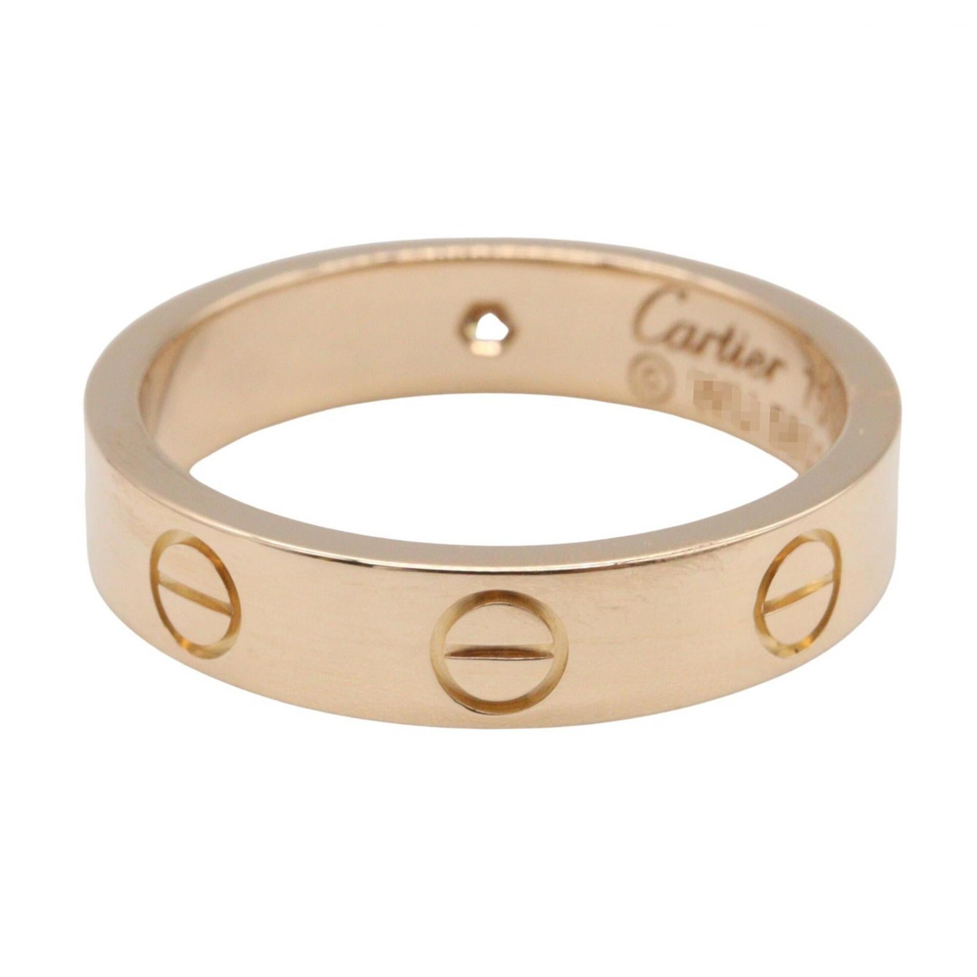 Cartier Gold Clear Pink Gold (18K) Band Ring (Pre-Owned)