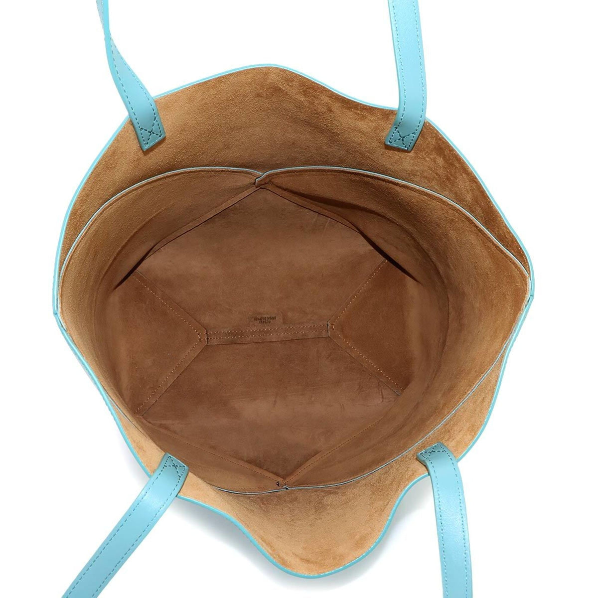 Loewe Blue Leather Handbag Tote Bag (Pre-Owned)