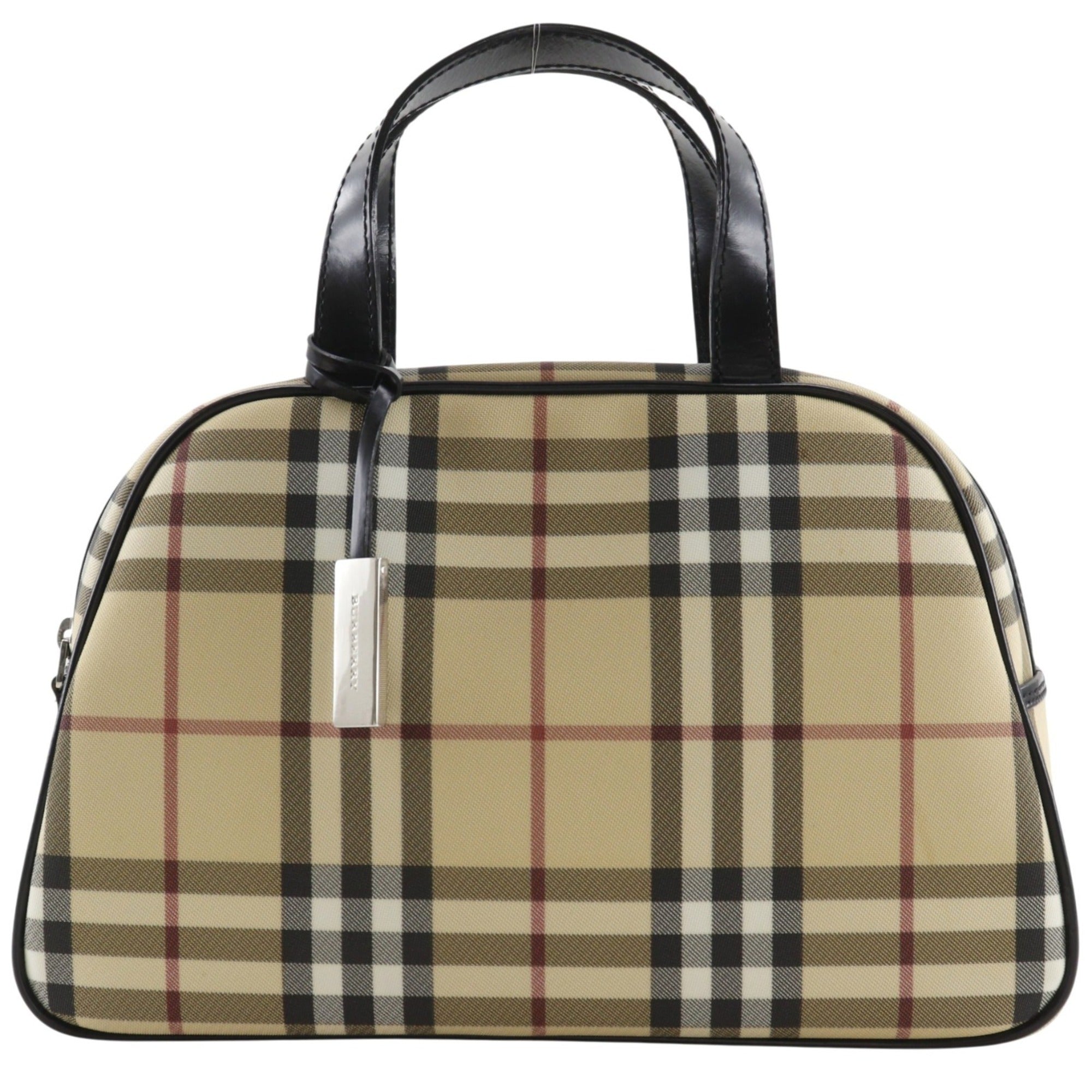 Burberry Beige Pvc Handbag (Pre-Owned)