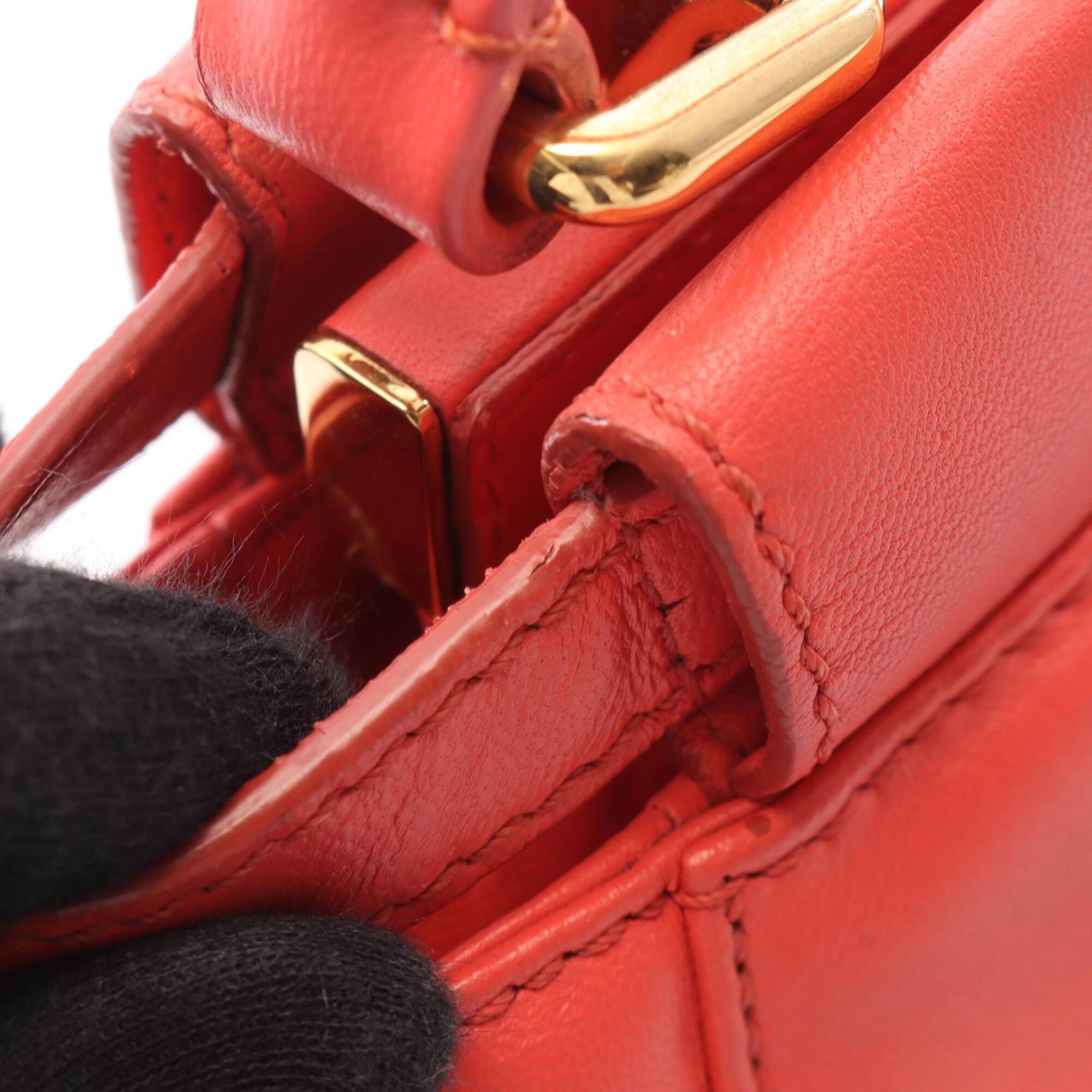 Fendi Pink Leather Handbag (Pre-Owned)