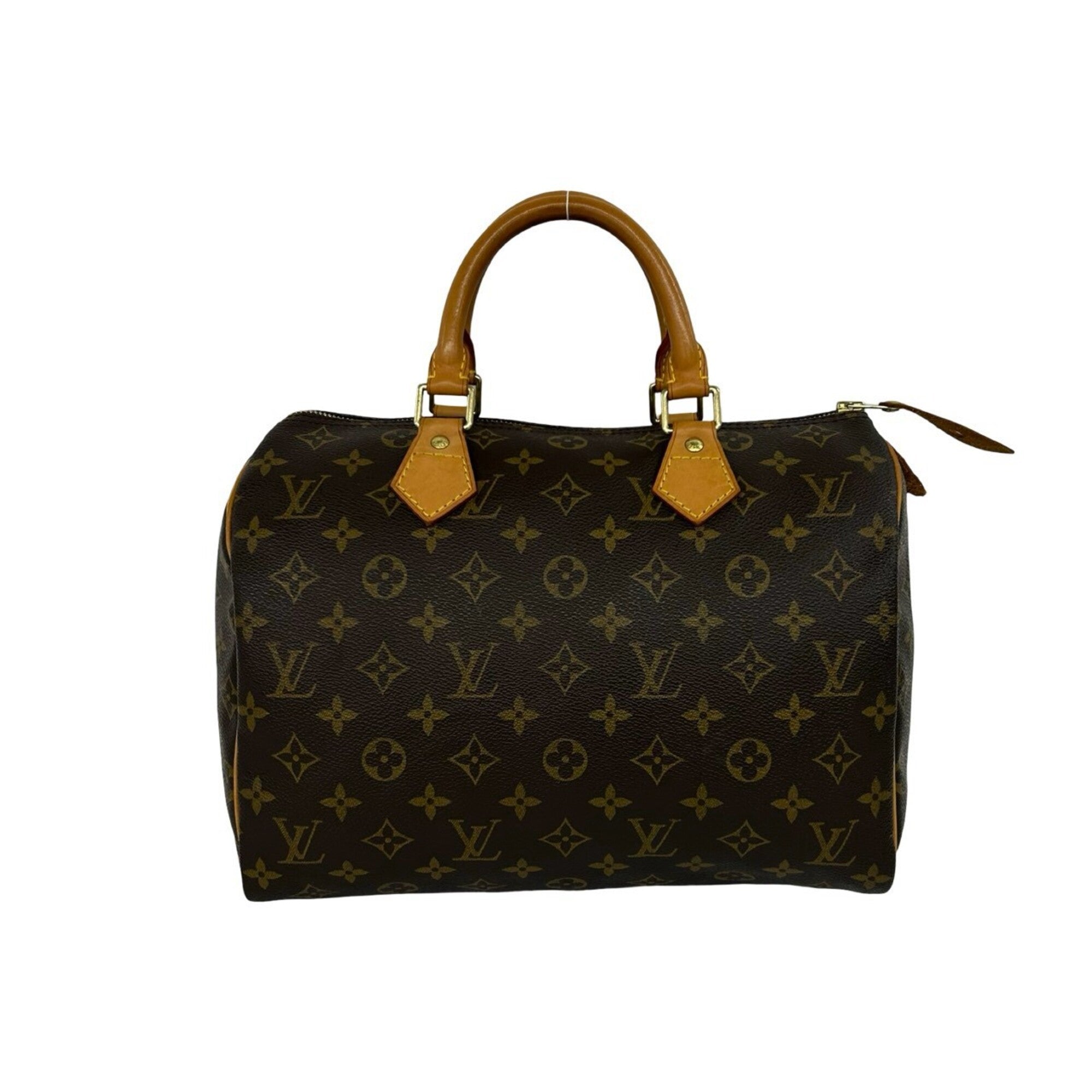 Louis Vuitton Brown Leather Pvc Boston Bag Handbag (Pre-Owned)