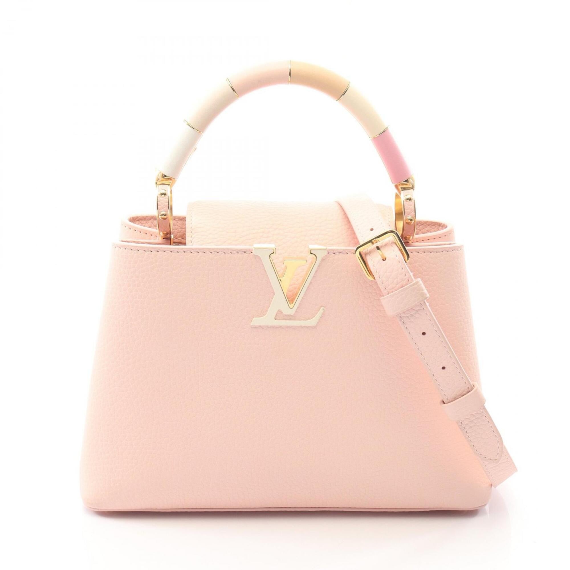 Louis Vuitton Pink Leather Handbag (Pre-Owned)