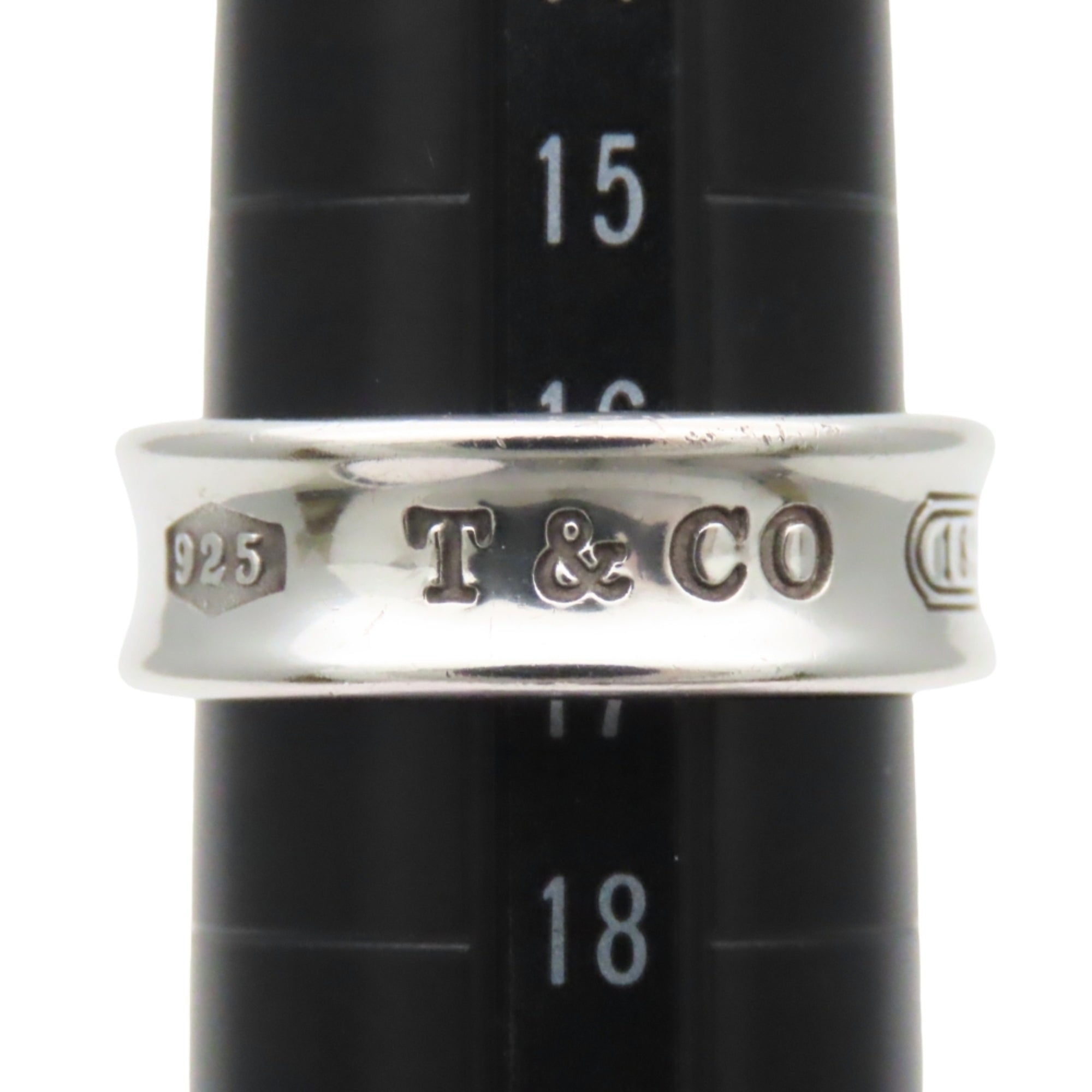 Tiffany Silver Silver 925 Band Ring (Pre-Owned)