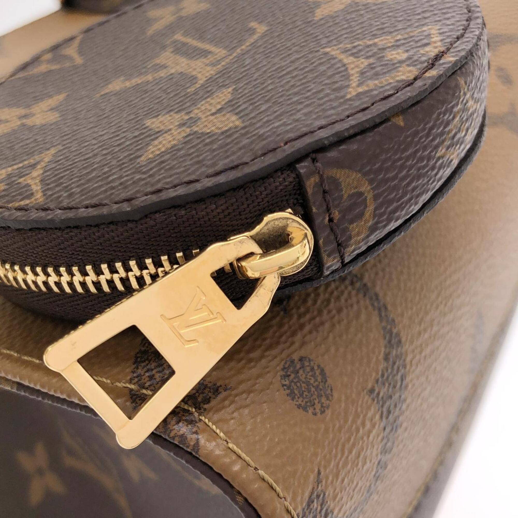 Louis Vuitton Brown Coated Canvas Handbag (Pre-Owned)