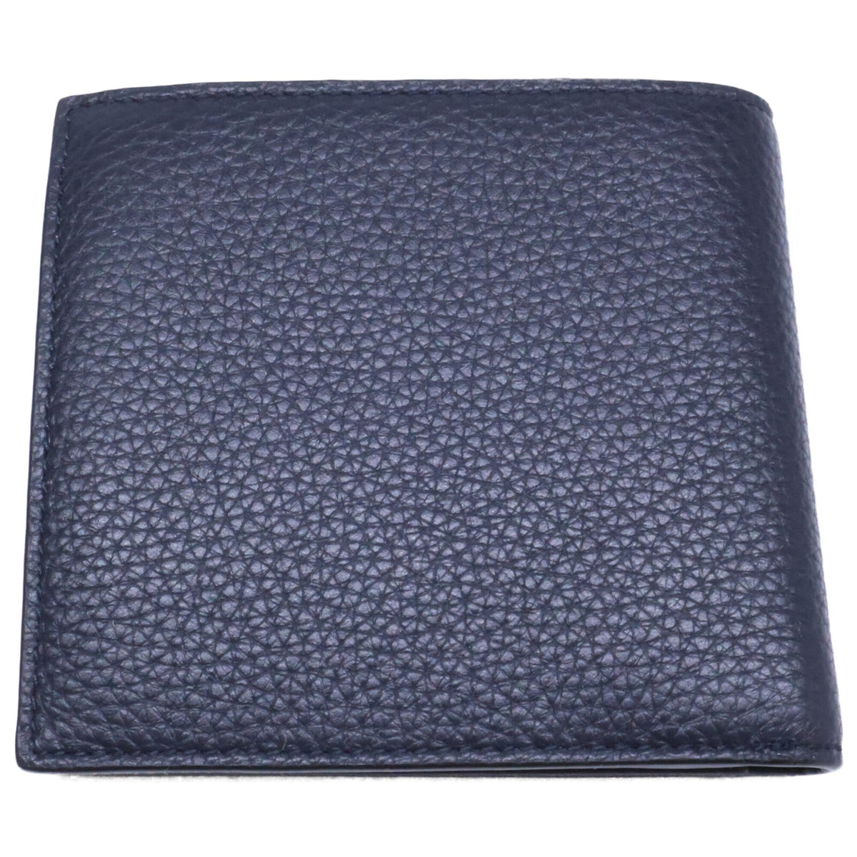 Bally Dark Navy Leather Wallet (Bi-Fold) (Pre-Owned)