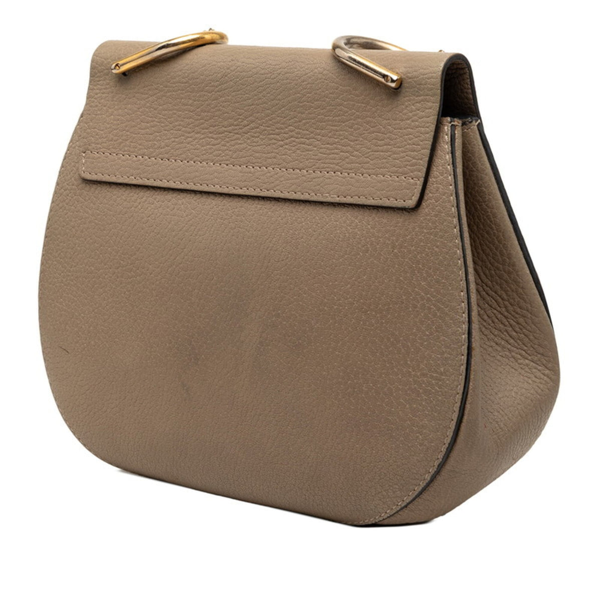 Chloé Drew Beige Leather Shoulder Bag (Pre-Owned)