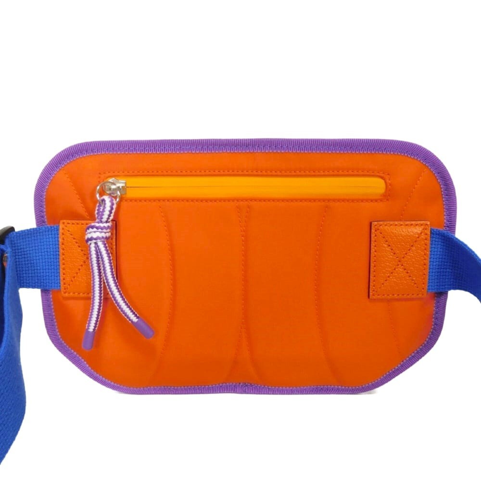 Gucci Blue Gray Orange Nylon Jersey Fanny Pack (Pre-Owned)