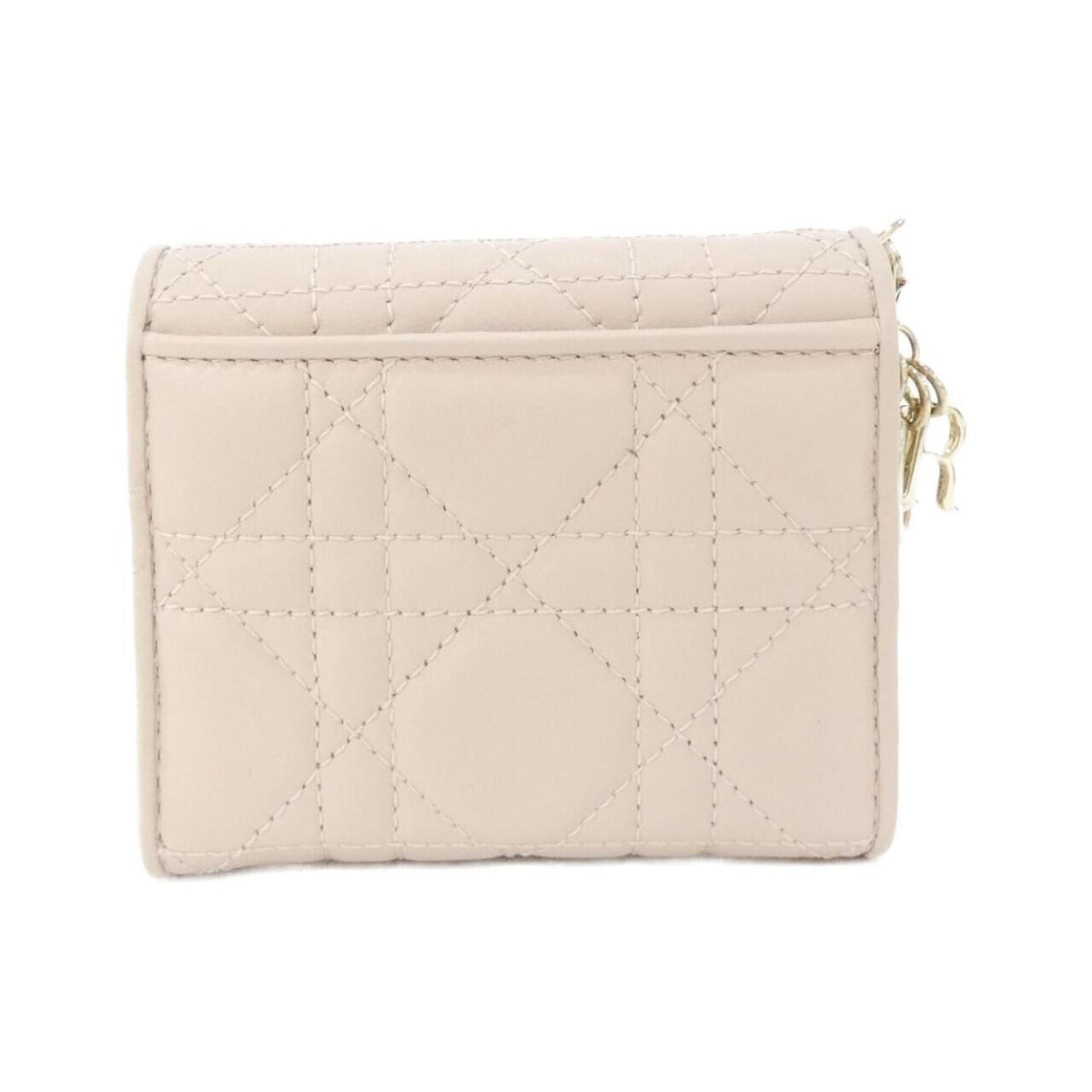 Christian Dior Pink Leather Wallet (Tri-Fold) (Pre-Owned)