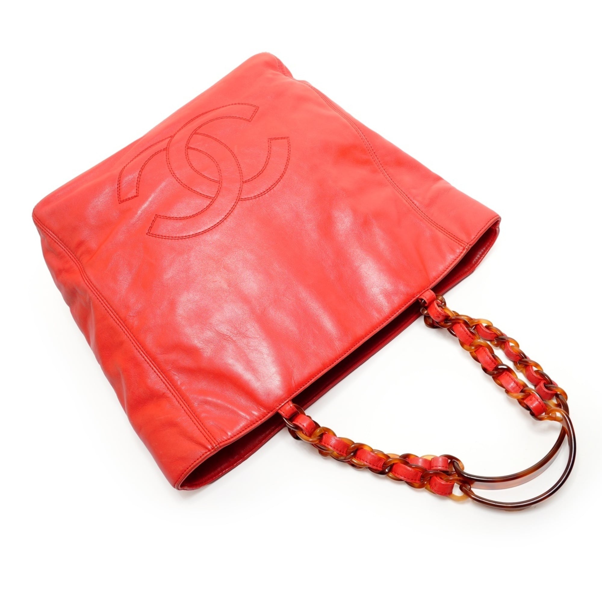 Chanel Red Color Tote Bag (Pre-Owned)