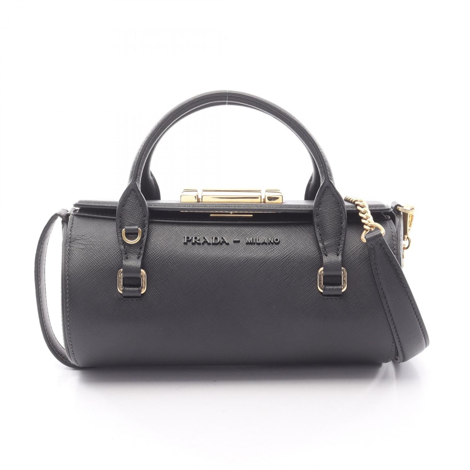 Prada Black Leather Handbag (Pre-Owned)