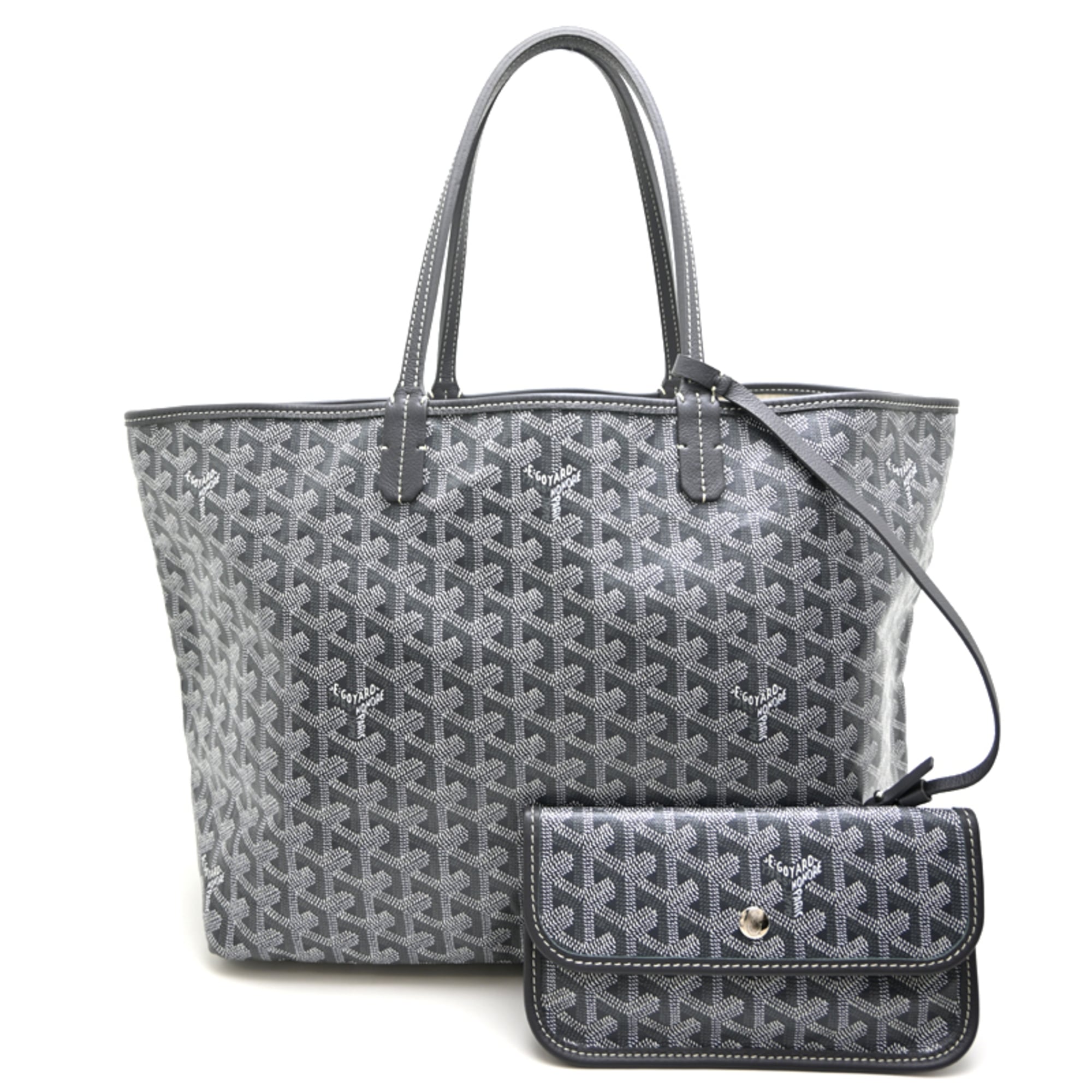 Goyard Gray Canvas Tote Bag (Pre-Owned)
