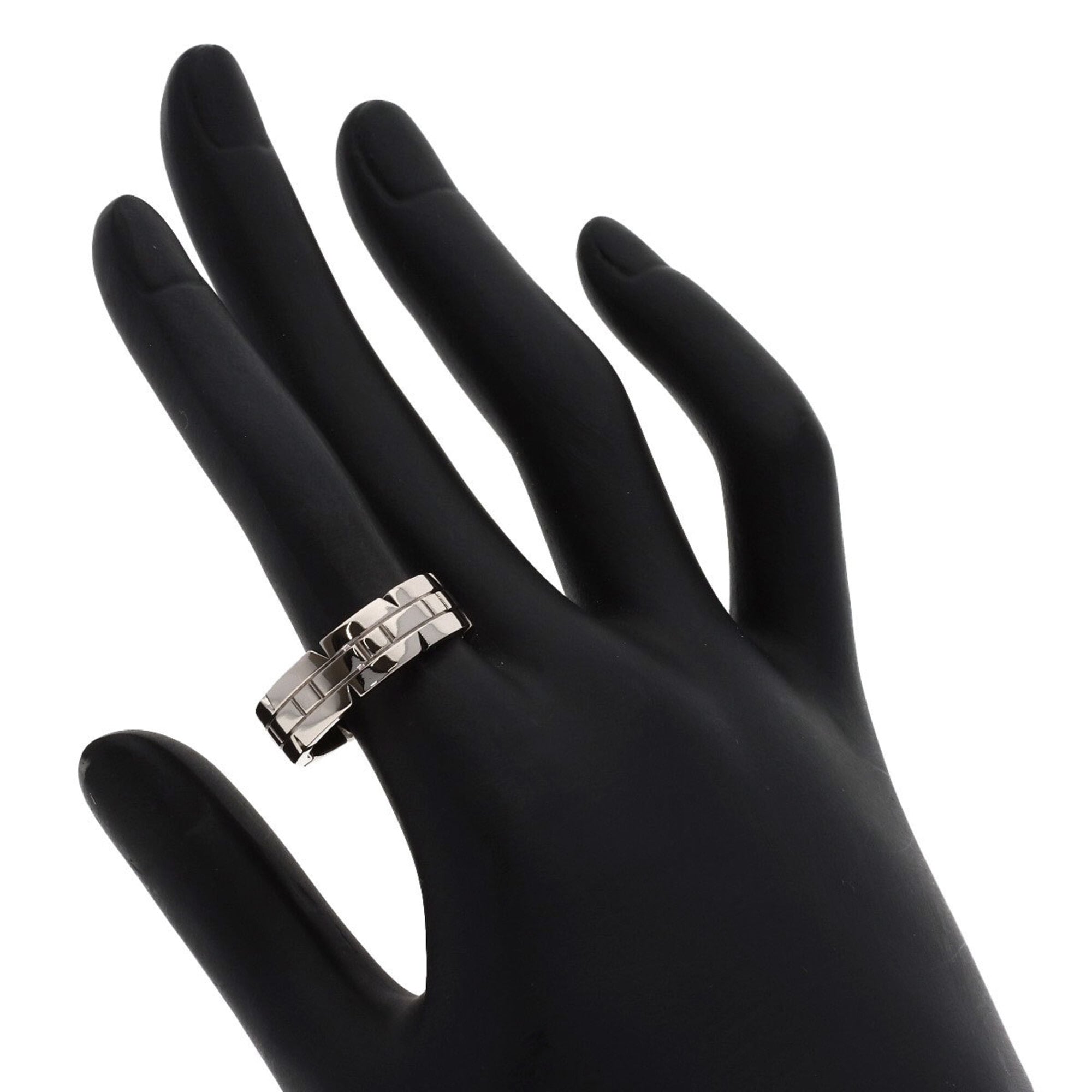 Cartier Silver White Gold (18K) Band Ring (Pre-Owned)
