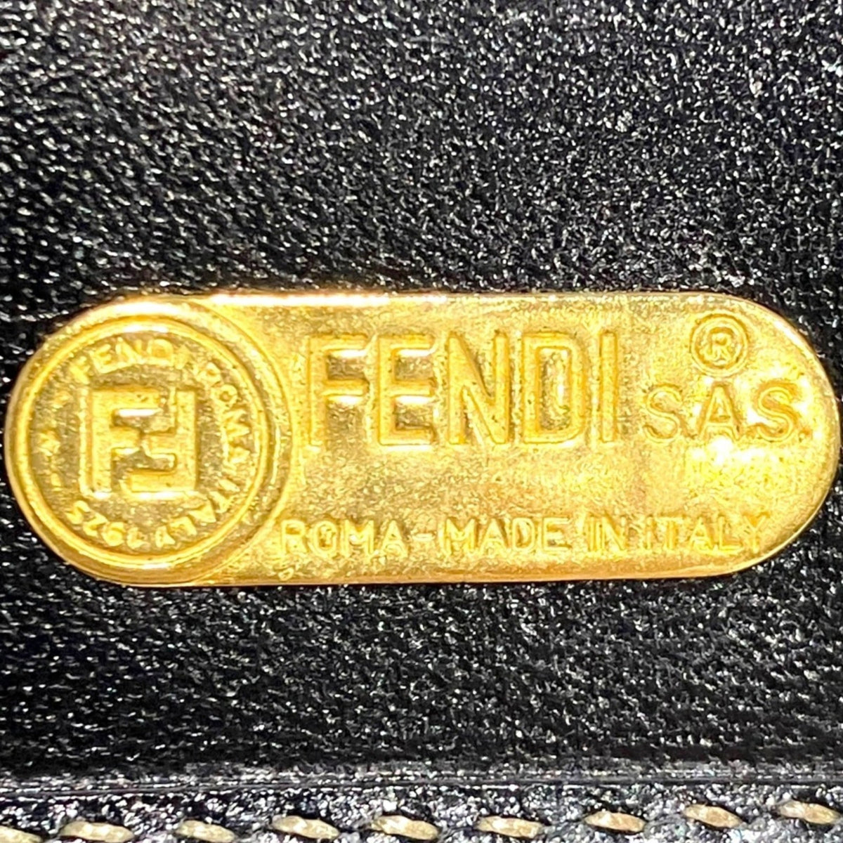 Fendi Brown Canvas Leather Long Wallet (Bi-Fold) (Pre-Owned)