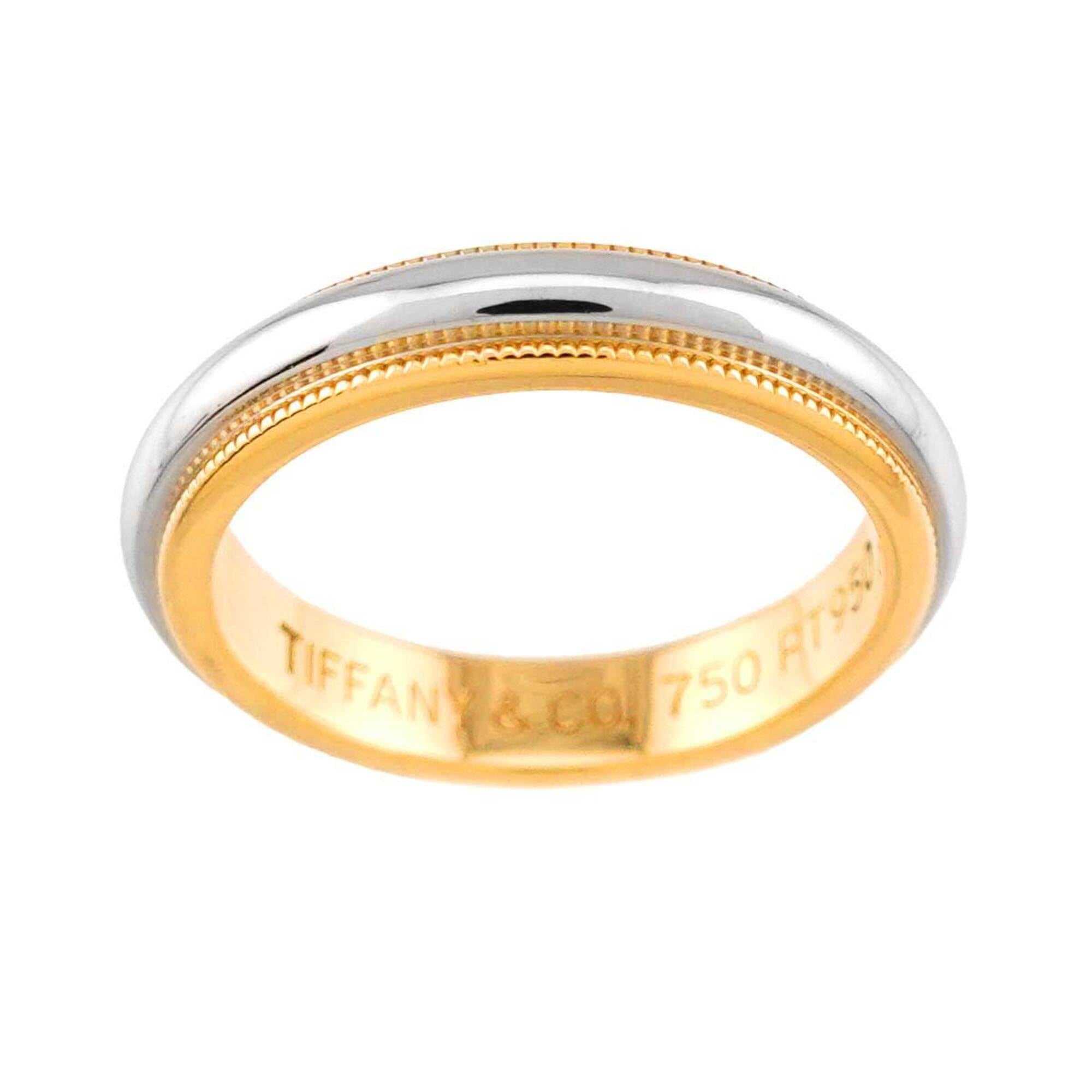 Tiffany Yellow Gold (18K) Platinum 950 Band Ring (Pre-Owned)