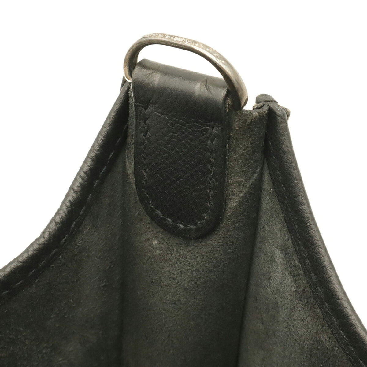 Hermes Evelyne Black Epsom Leather Shoulder Bag (Pre-Owned)