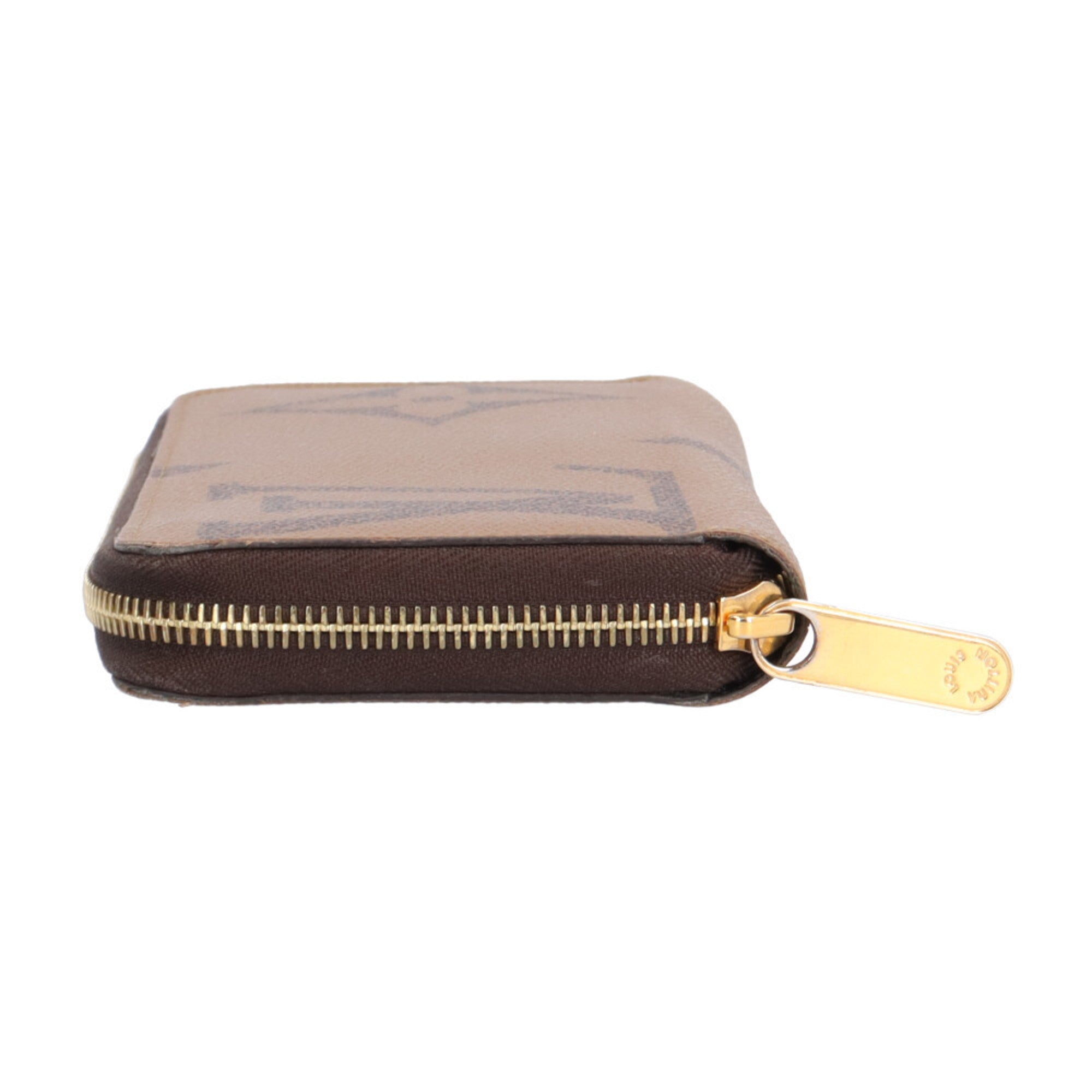 Louis Vuitton Brown Monogram Long Wallet (Bi-Fold) (Pre-Owned)