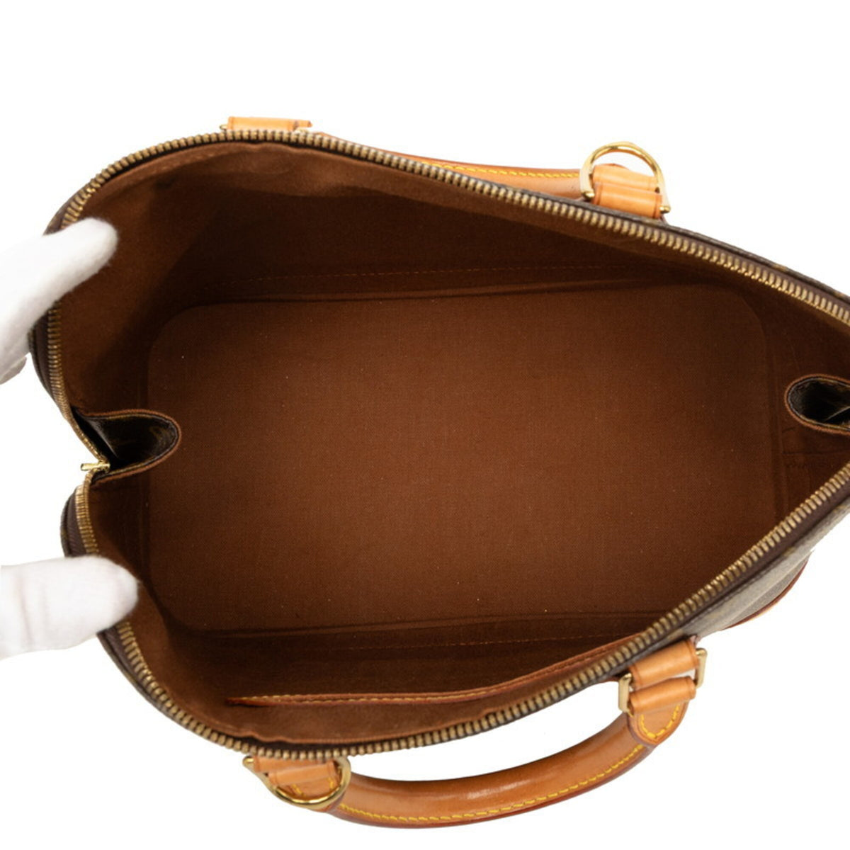 Louis Vuitton Brown Pvc Leather Handbag (Pre-Owned)