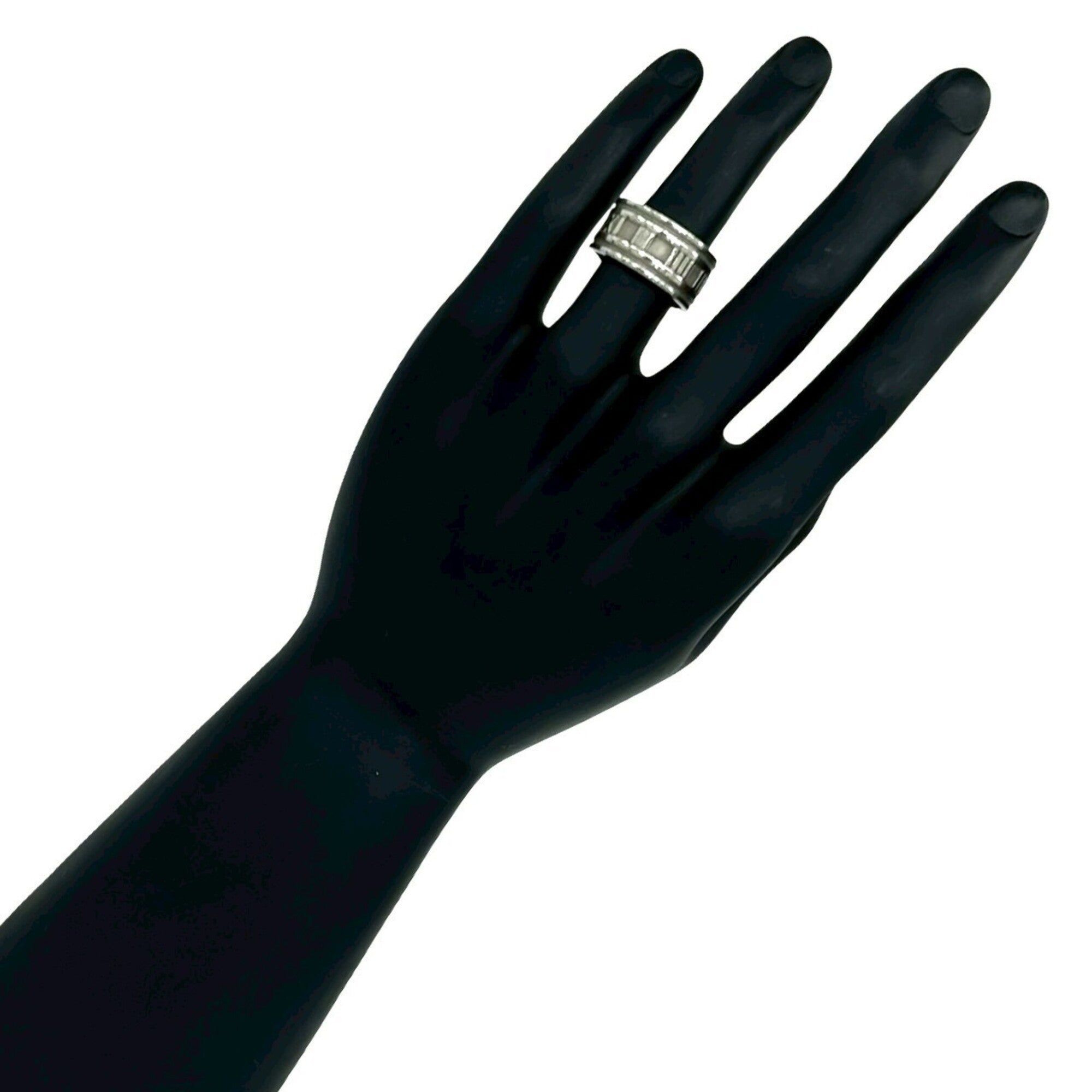 Tiffany Silver Silver 925 Band Ring (Pre-Owned)