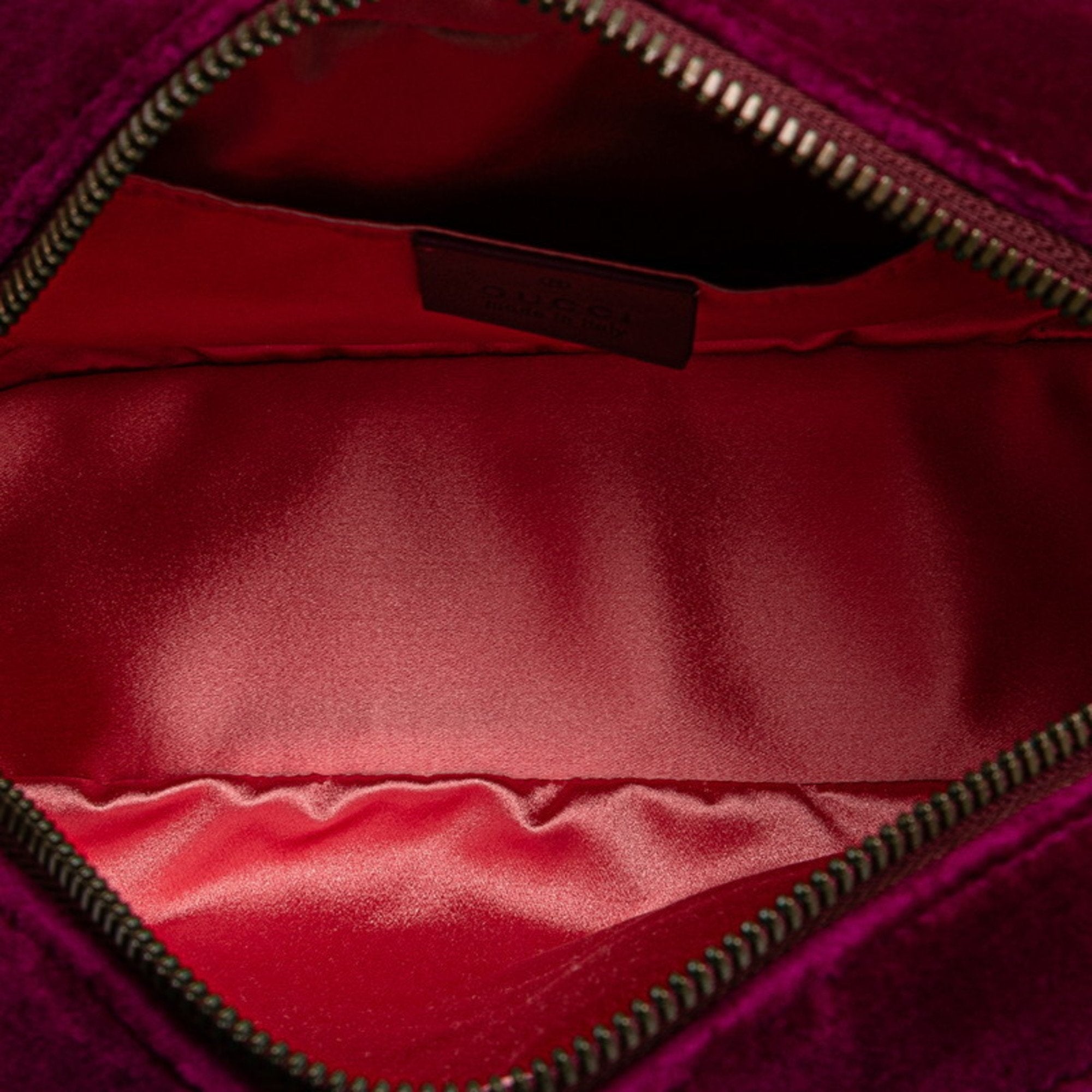 Gucci Purple Leather Shoulder Bag (Pre-Owned)