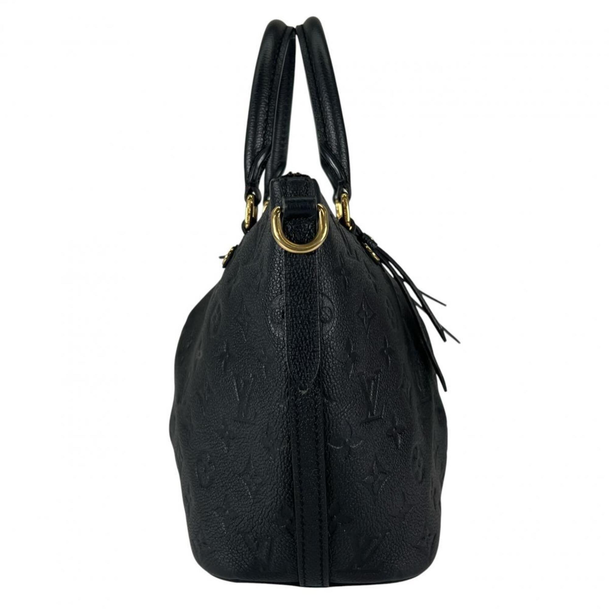 Louis Vuitton Black Monogram Empreinte Handbag Shoulder Bag (Pre-Owned)