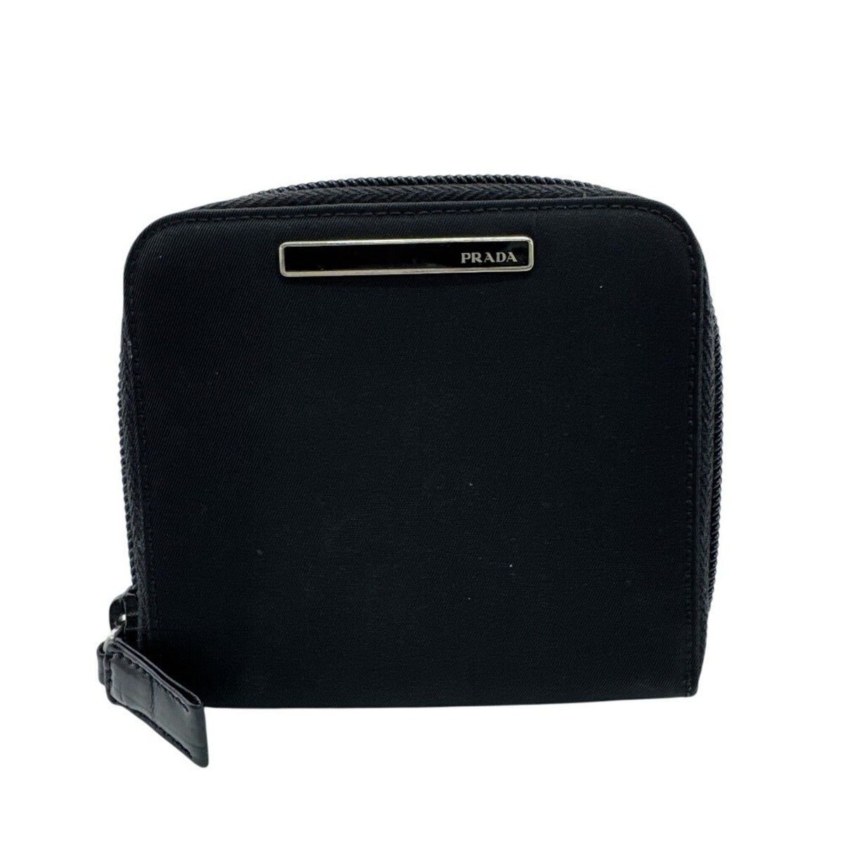 Prada Black Nylon Wallet (Bi-Fold) (Pre-Owned)