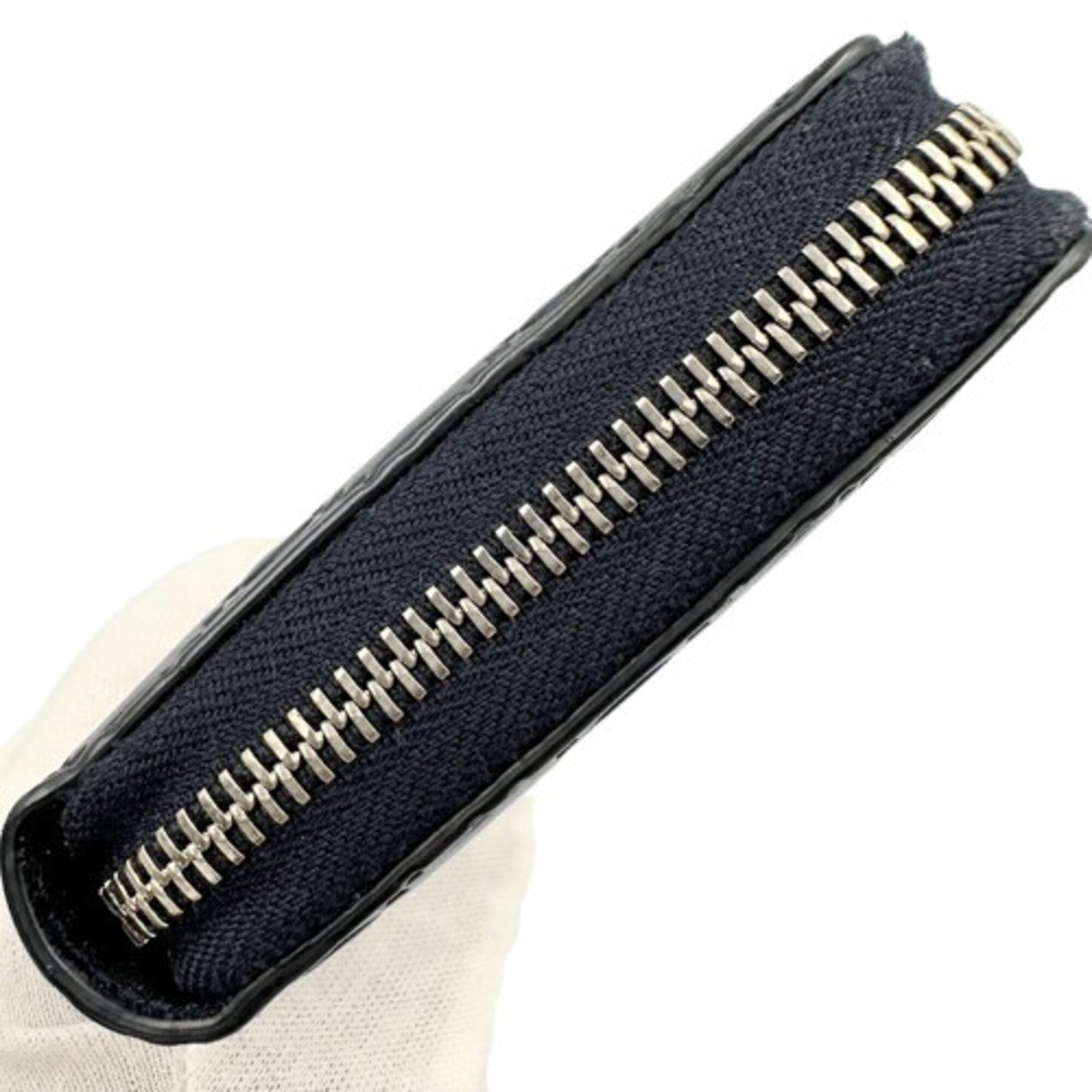 Gucci Black Leather Long Wallet (Bi-Fold) (Pre-Owned)