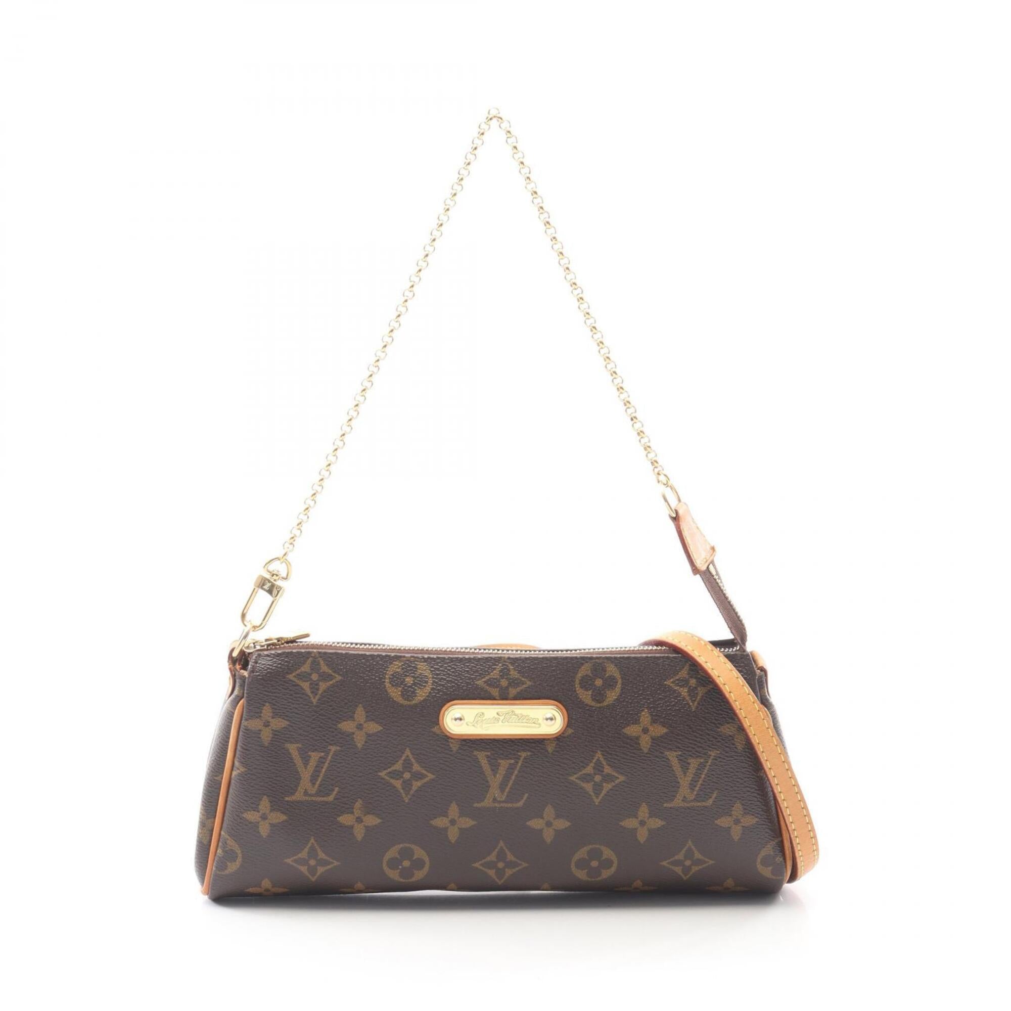 Louis Vuitton Brown Pvc Coated Canvas Leather Handbag Shoulder Bag (Pre-Owned)
