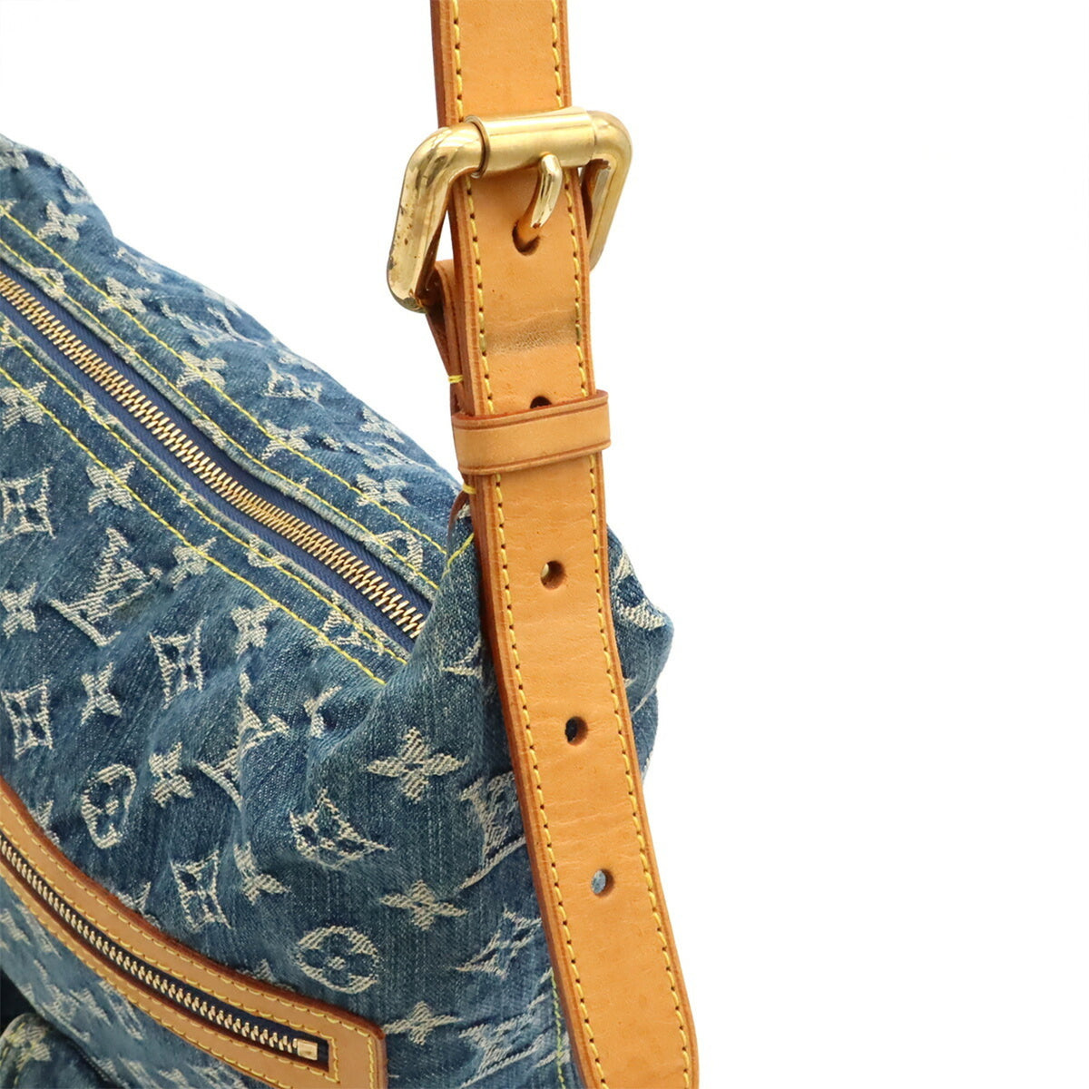 Louis Vuitton Blue Monogram Monogram Denim Shoulder Bag (Pre-Owned)