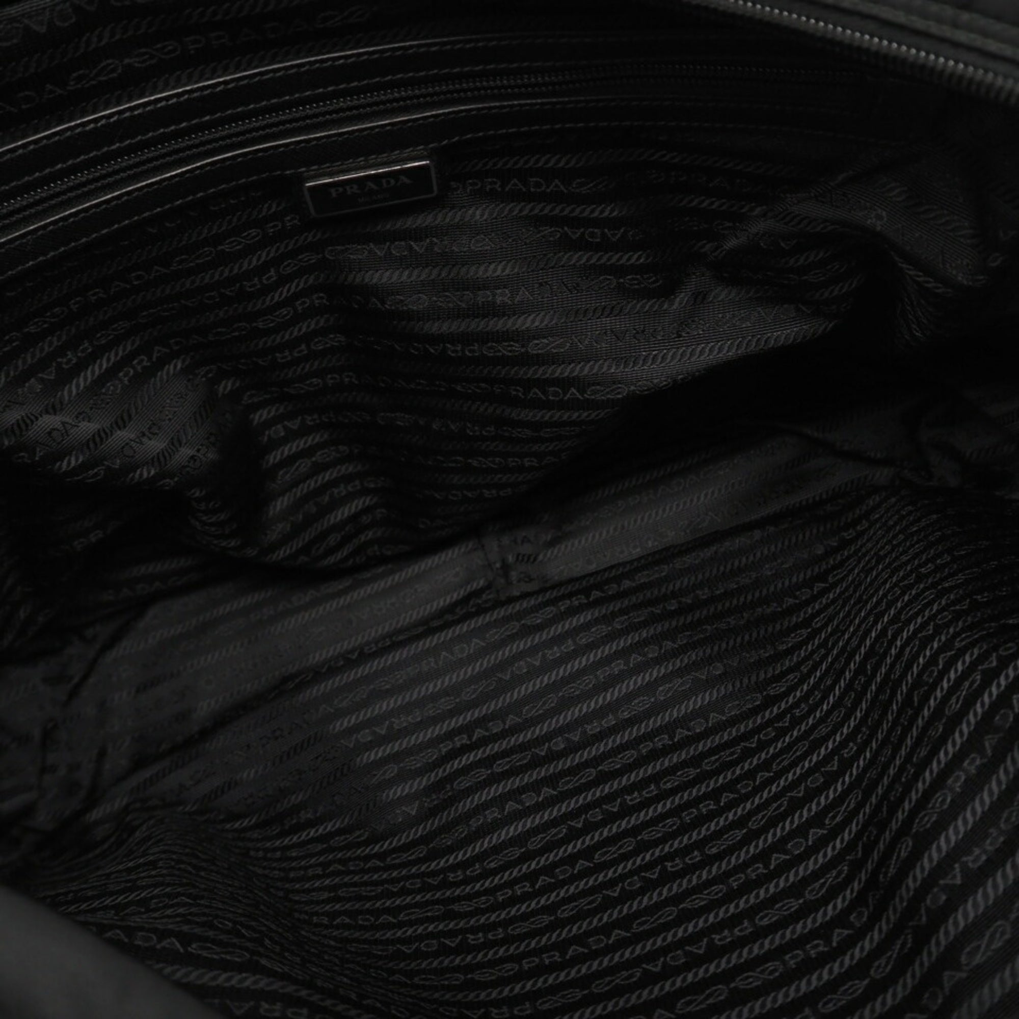 Prada Saffiano Black Saffiano Briefcase (Pre-Owned)