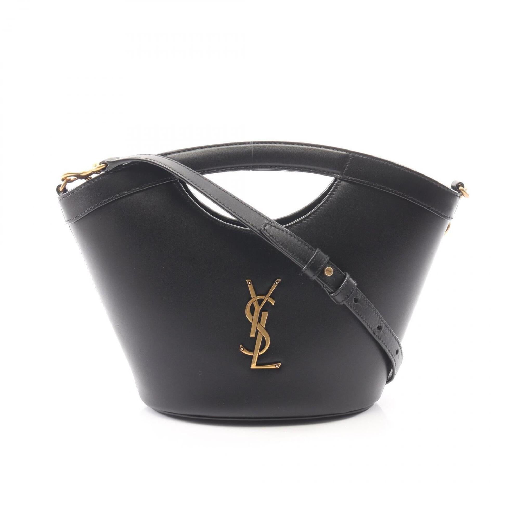 Saint Laurent Black Leather Handbag (Pre-Owned)