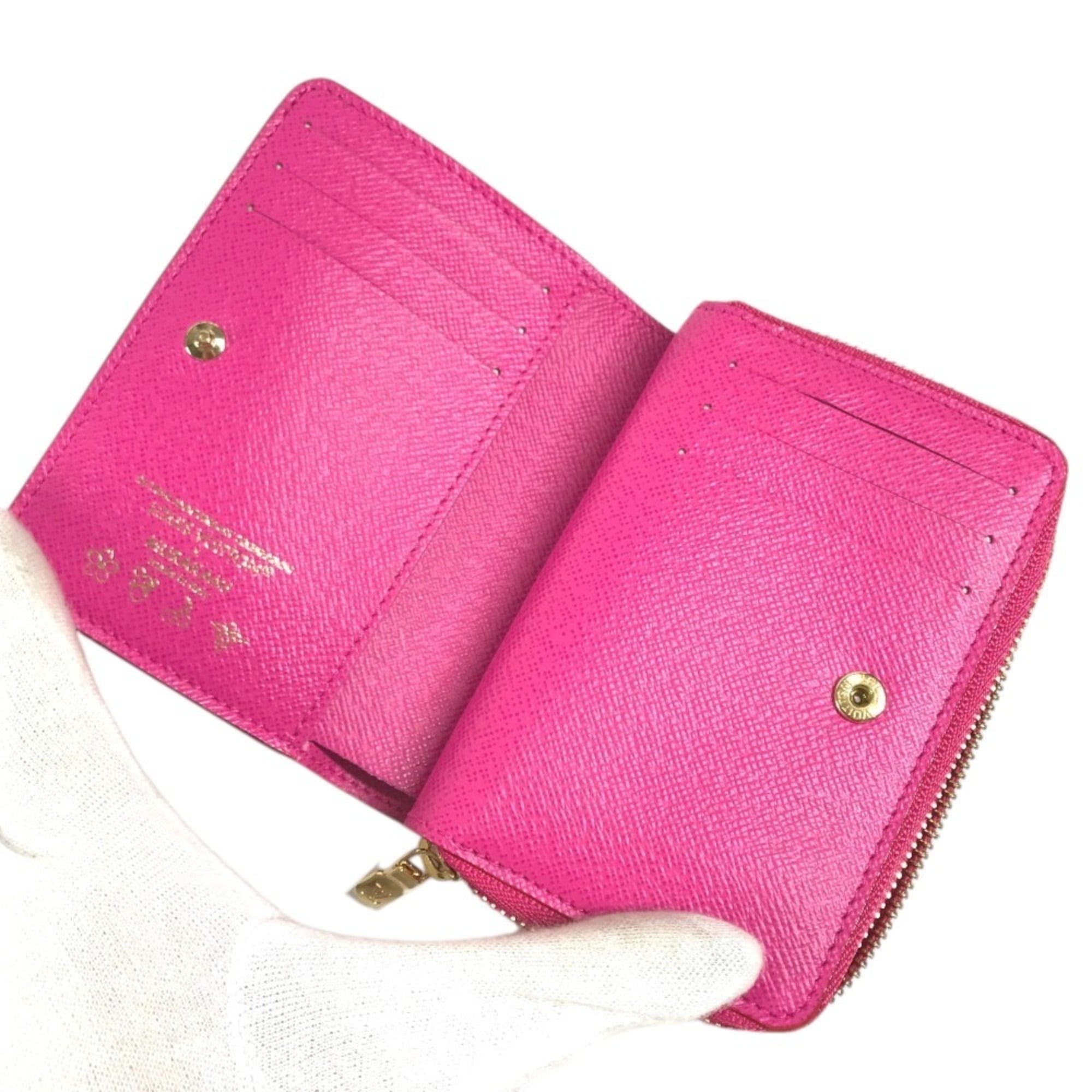 Louis Vuitton Pink White Monogram Multicolore Wallet (Bi-Fold) (Pre-Owned)