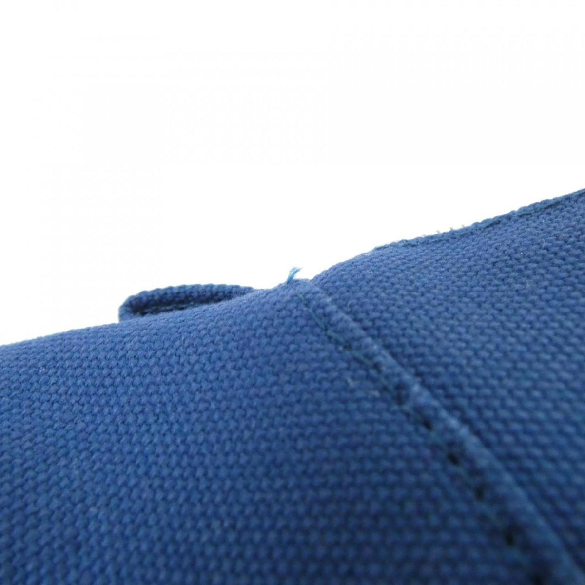 Hermes Blue Canvas Pouch (Pre-Owned)