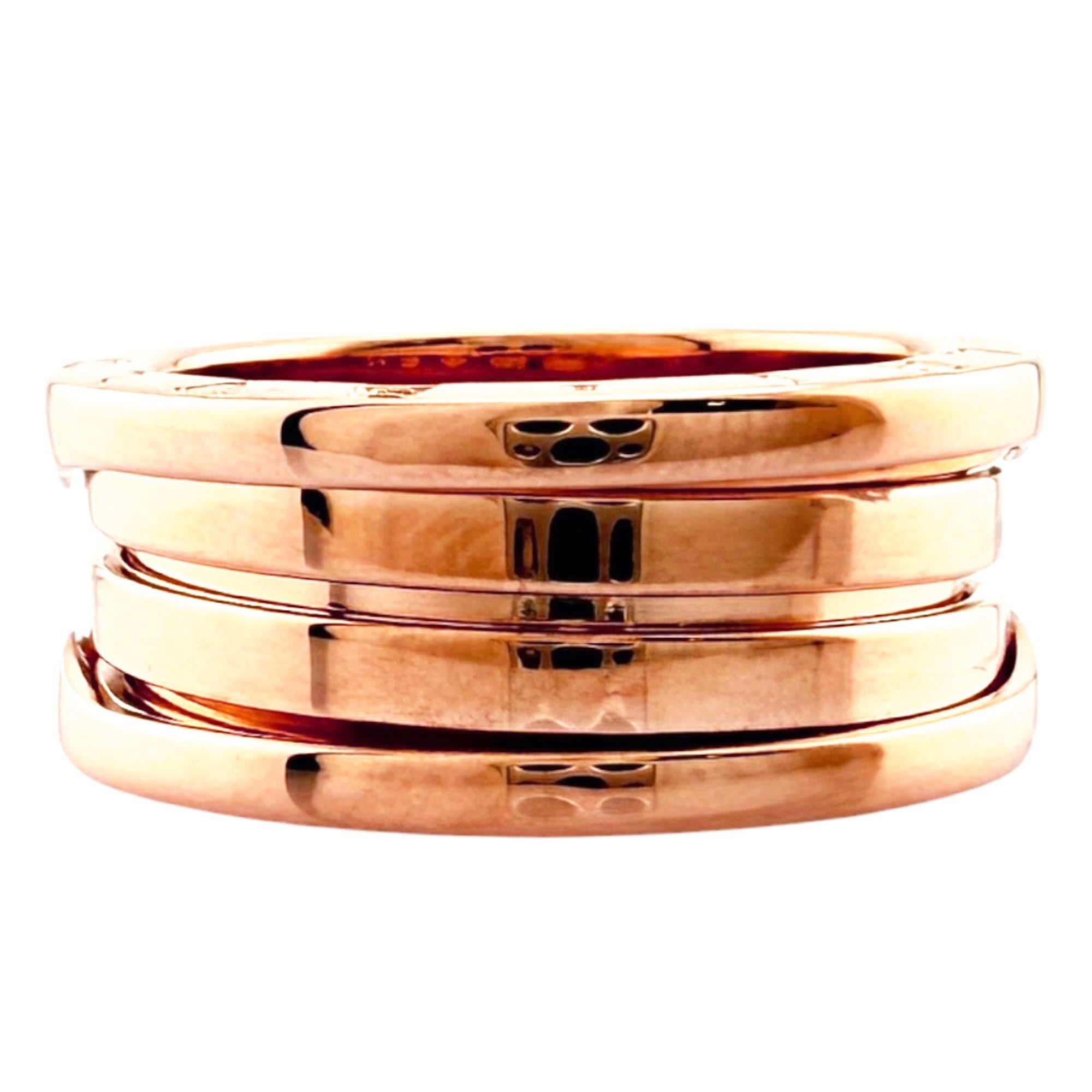 Bvlgari B.Zero1 Pink Gold (18K) Band Ring (Pre-Owned)