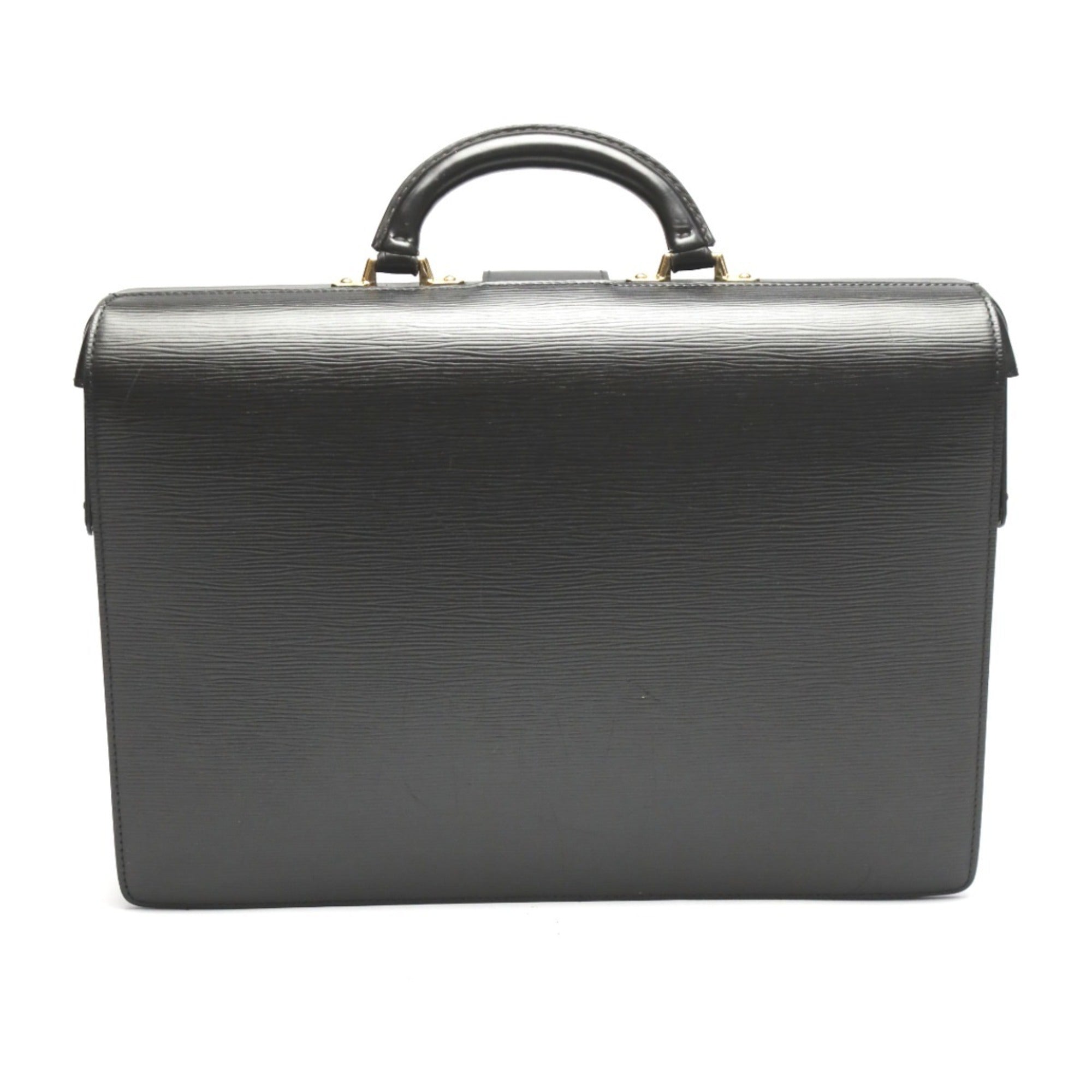 Louis Vuitton Epi Black Epi Leather Briefcase (Pre-Owned)