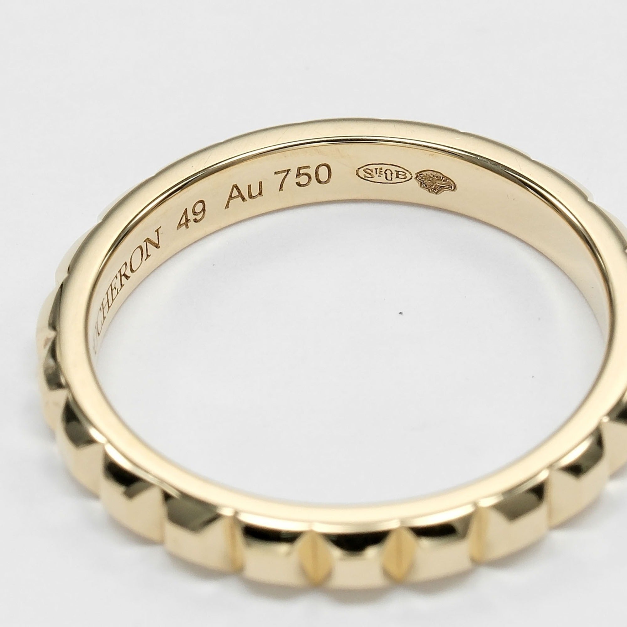 Boucheron Yellow Gold (18K) Band Ring (Pre-Owned)