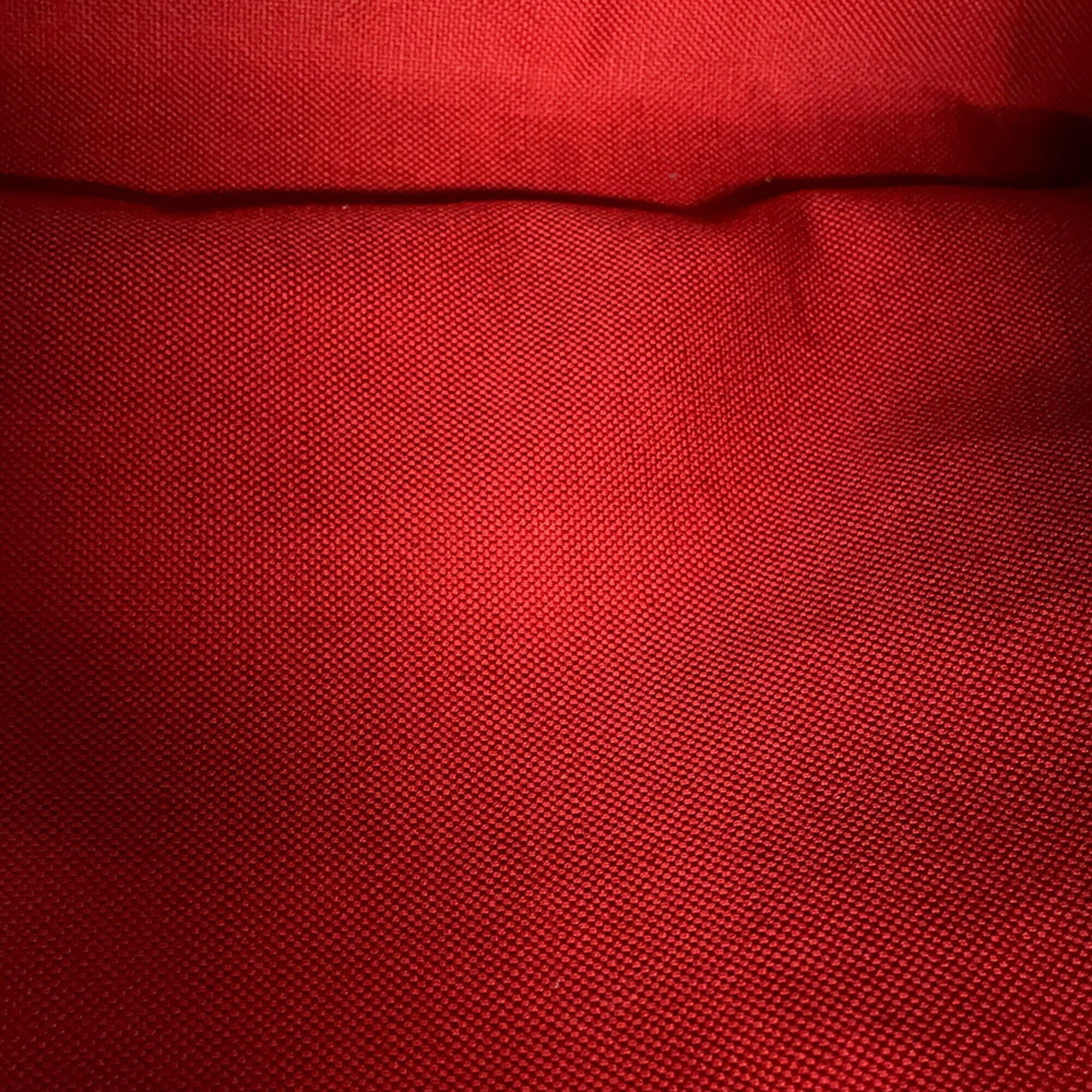 Gucci Multi-Color Red Color Canvas Leather Handbag (Pre-Owned)