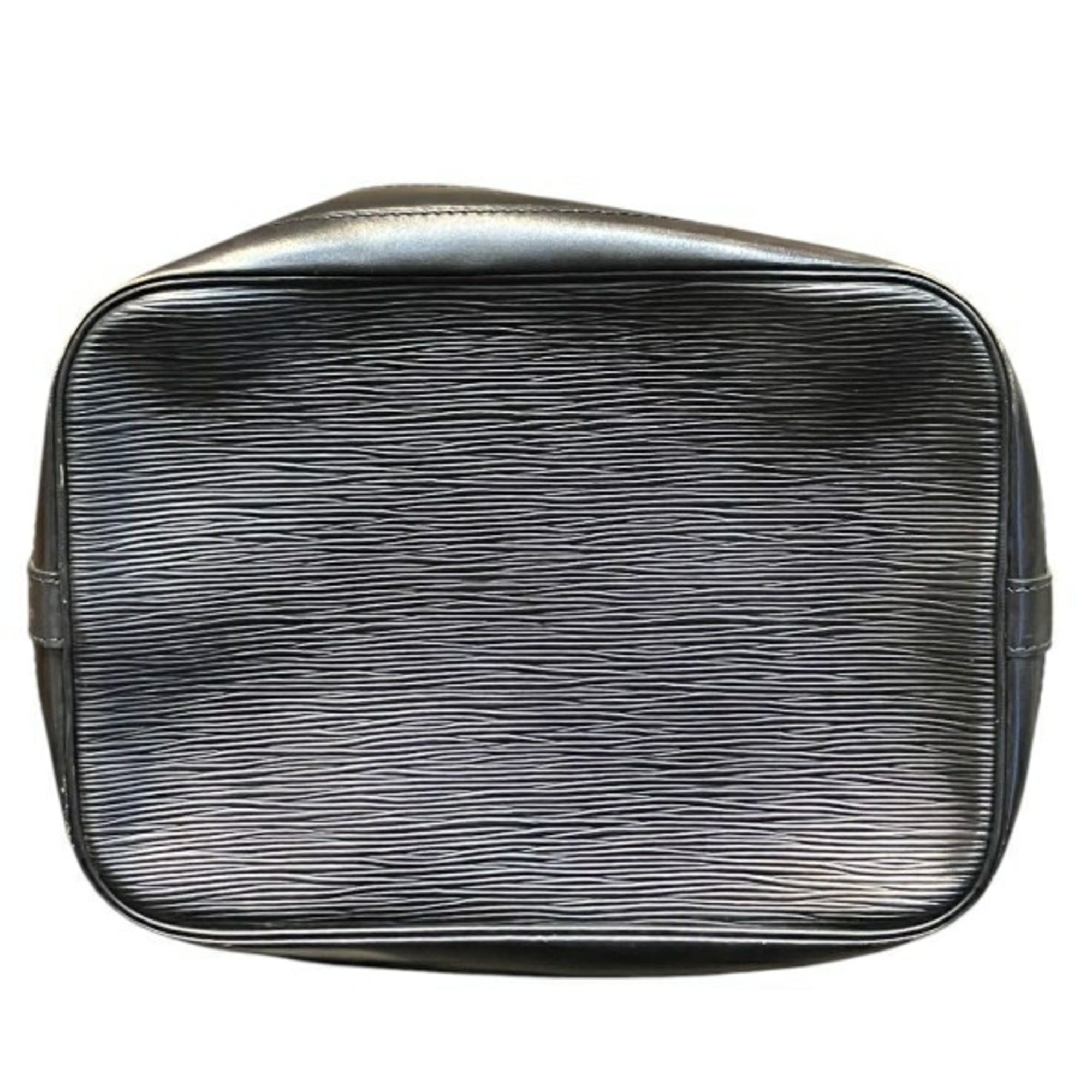Louis Vuitton Black Noir Leather Handbag Shoulder Bag Tote Bag (Pre-Owned)