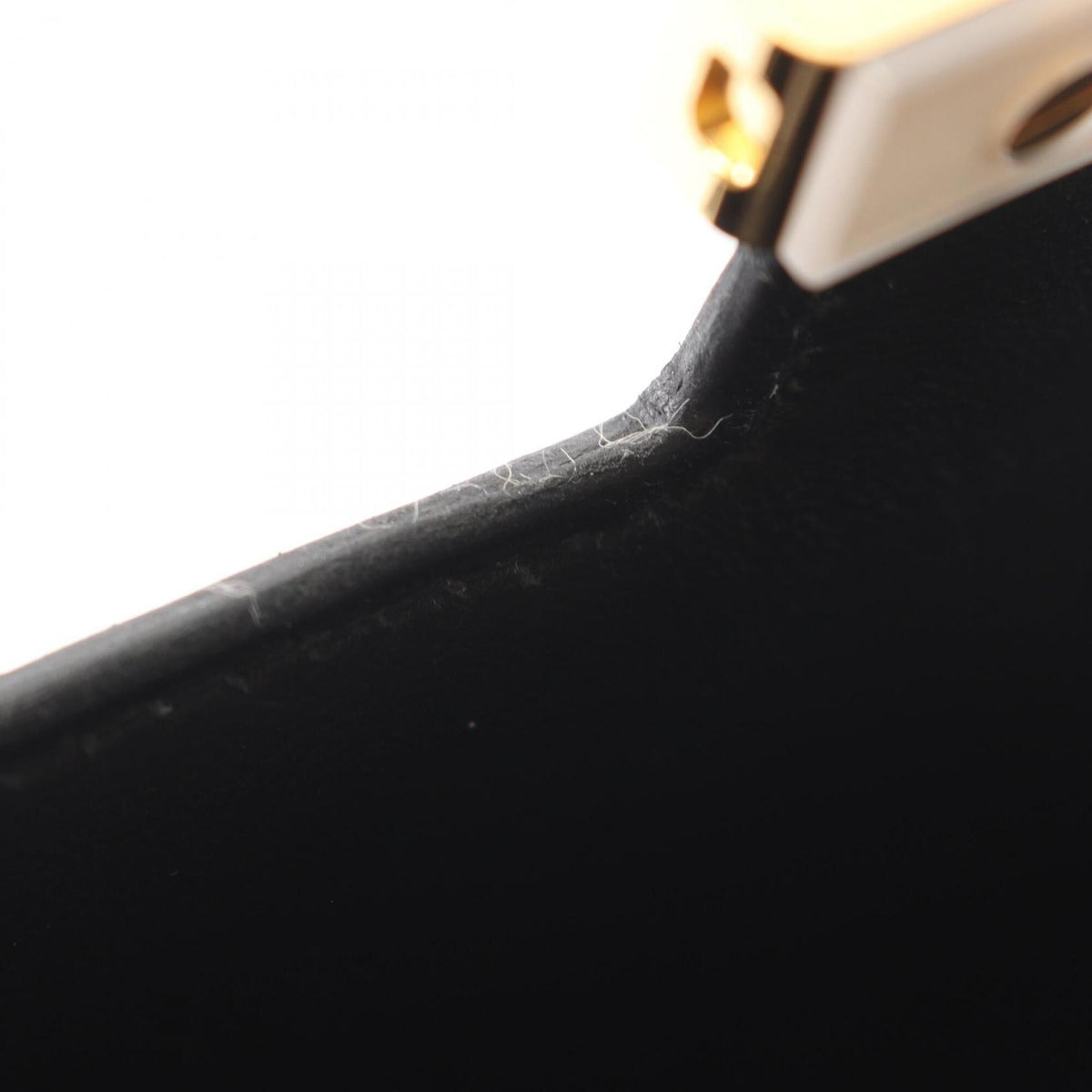 Hermes Constance Black Box Calf Leather Handbag Shoulder Bag (Pre-Owned)
