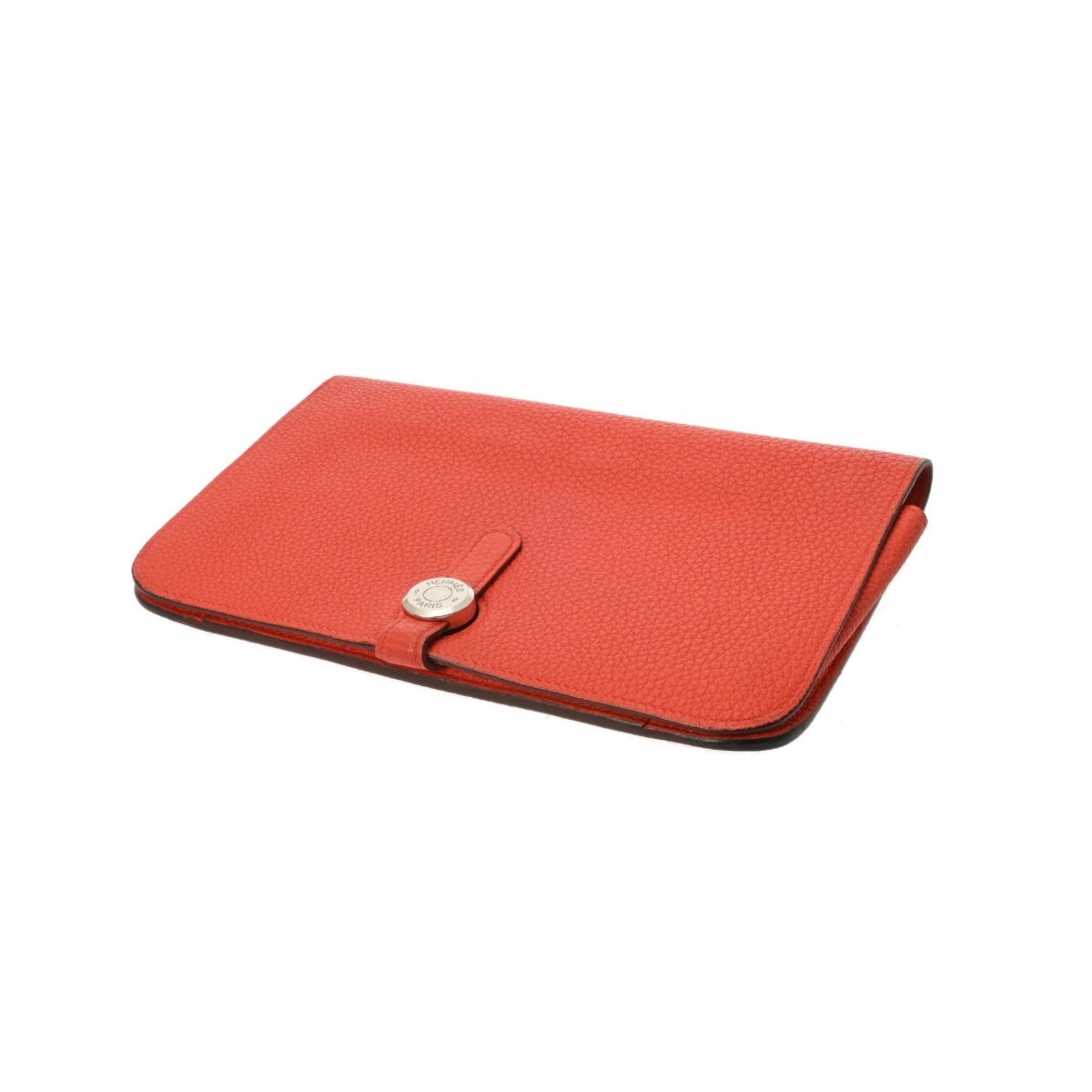 Hermes Togo Leather Long Wallet (Bi-Fold) (Pre-Owned)