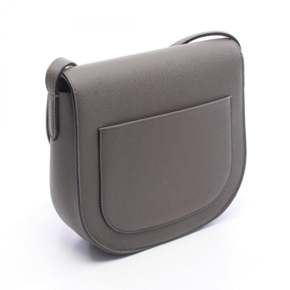 Celine Gray Leather Handbag Shoulder Bag (Pre-Owned)