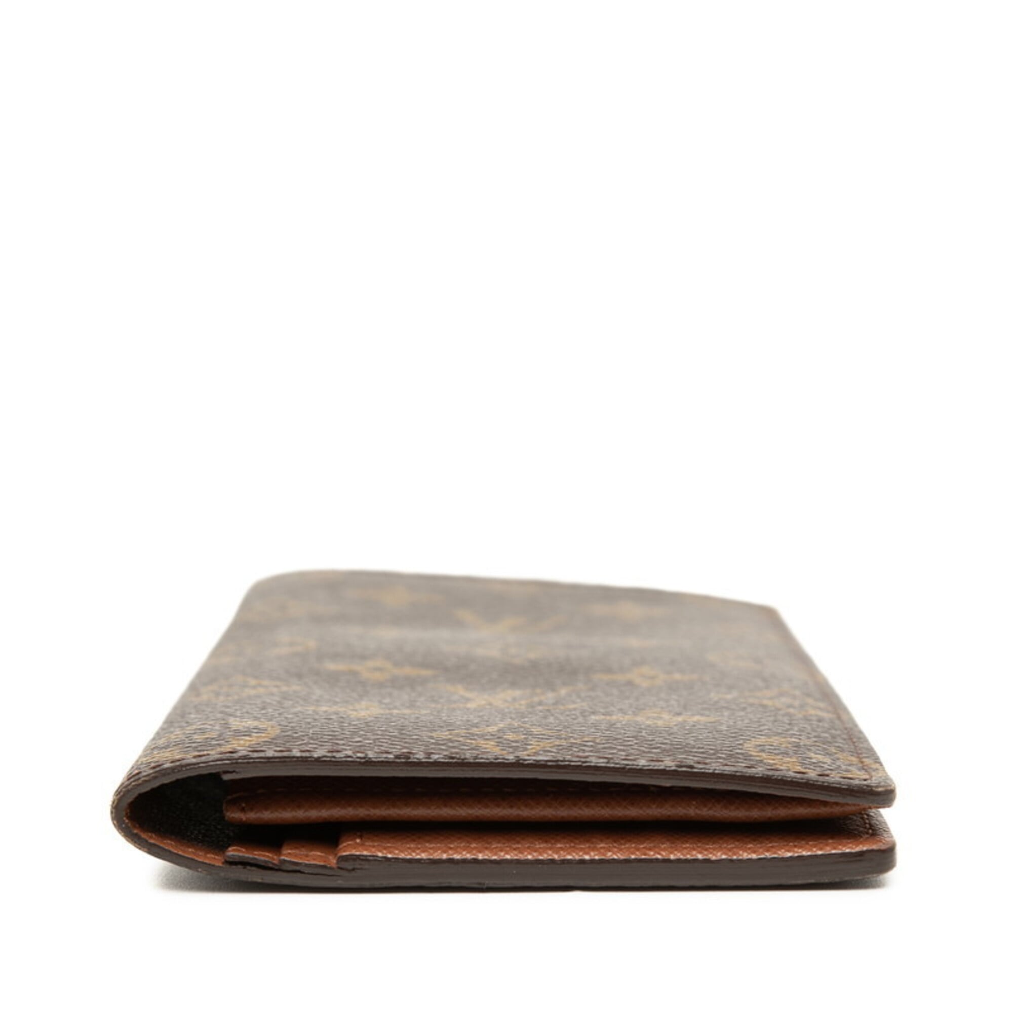 Louis Vuitton Brown Monogram Monogram Long Wallet (Bi-Fold) (Pre-Owned)