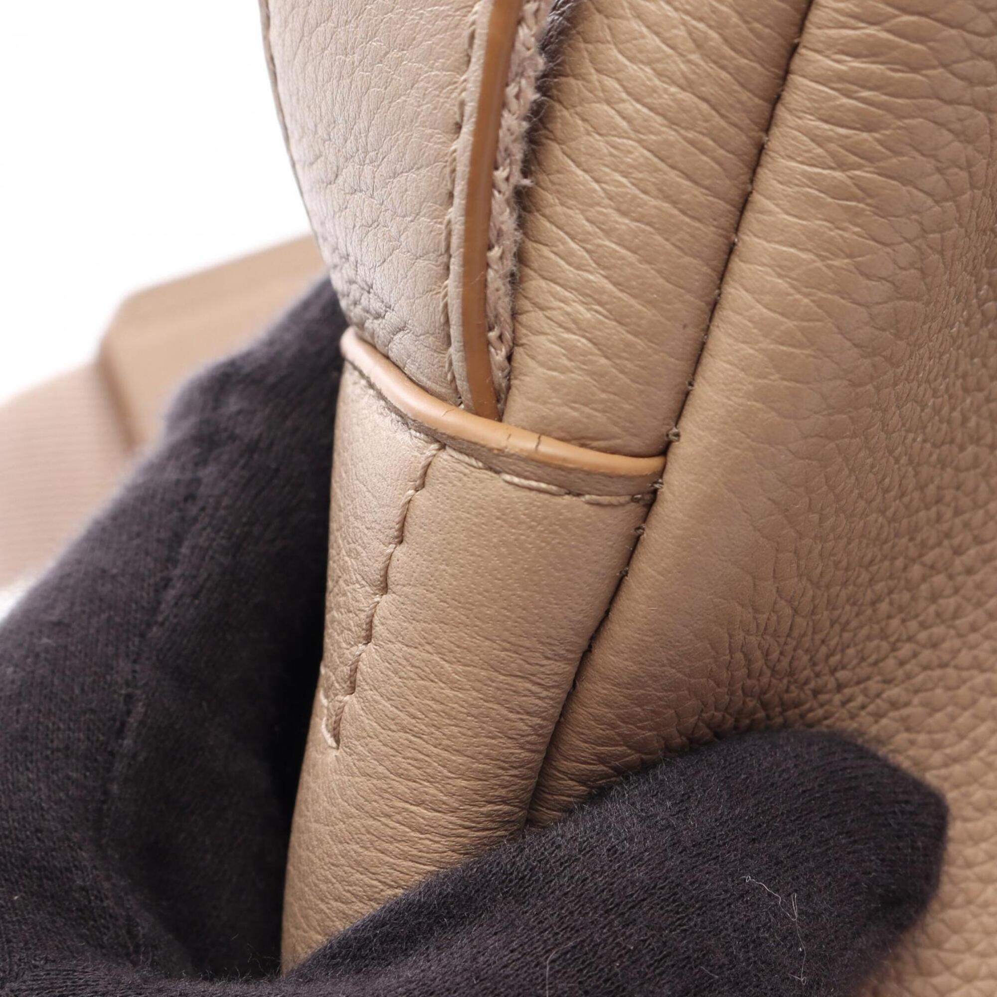 Loewe Beige Leather Handbag Messenger Bag Shoulder Bag (Pre-Owned)