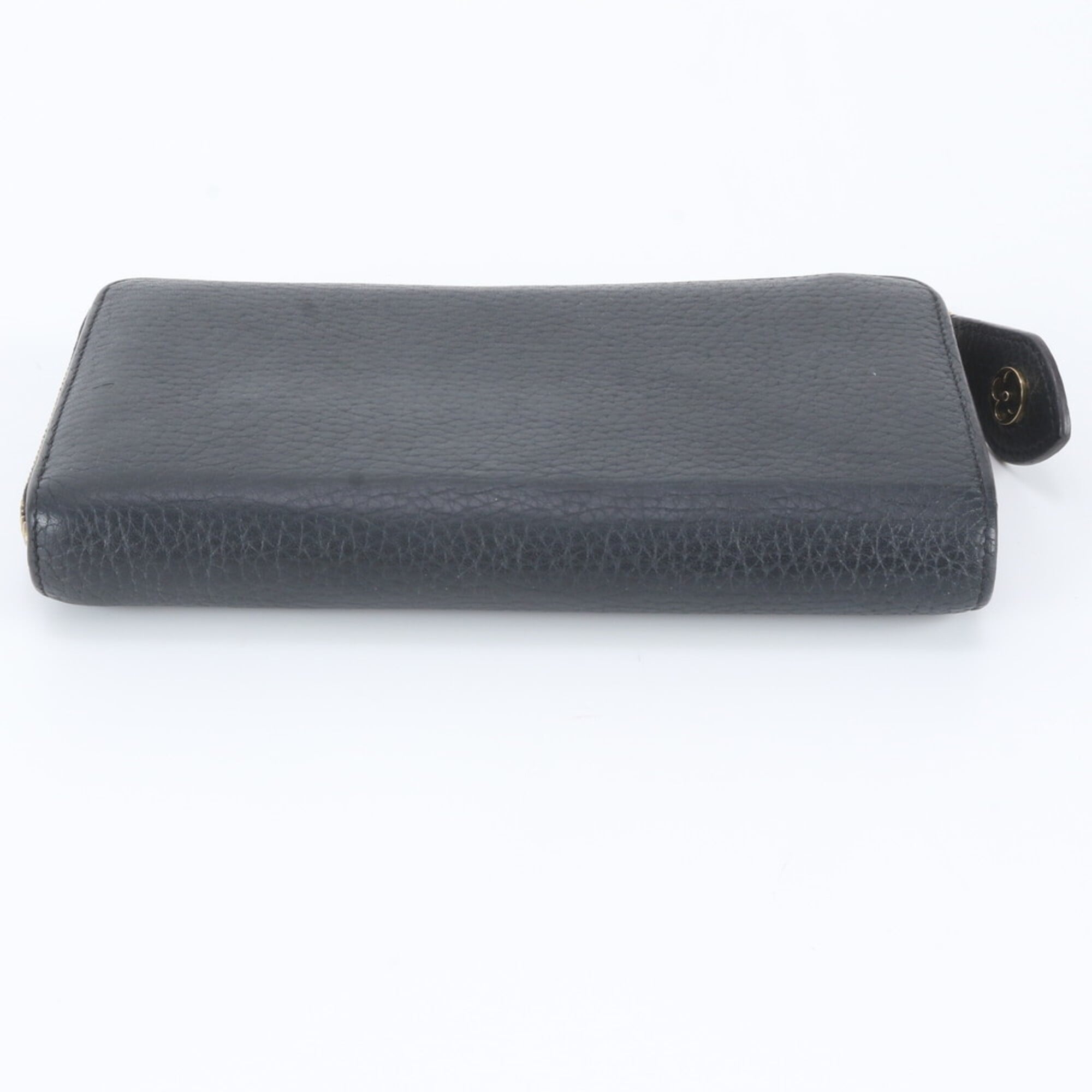 Louis Vuitton Noir Pink Leather Long Wallet (Bi-Fold) (Pre-Owned)