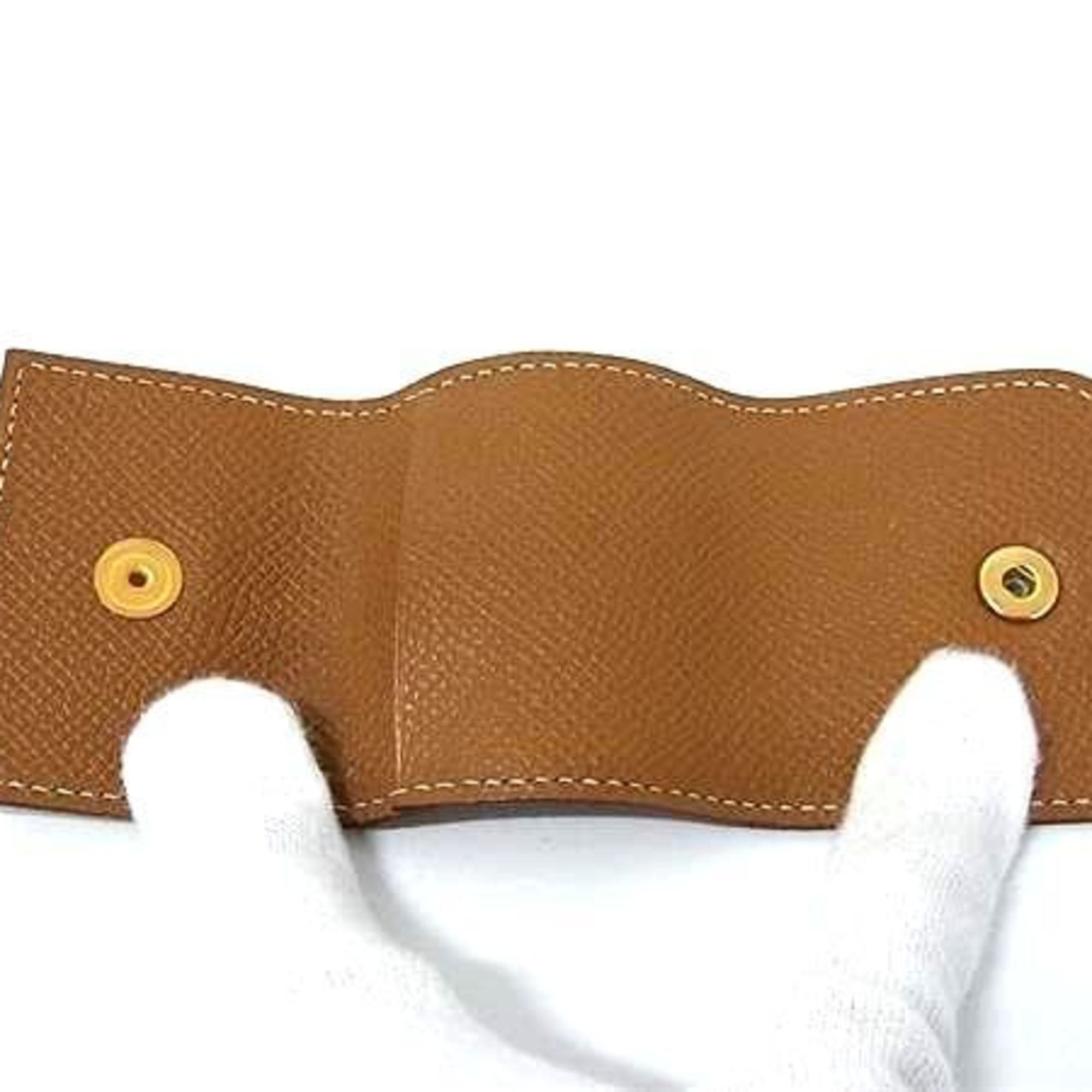 Hermes Brown Epsom Leather Pouch (Pre-Owned)
