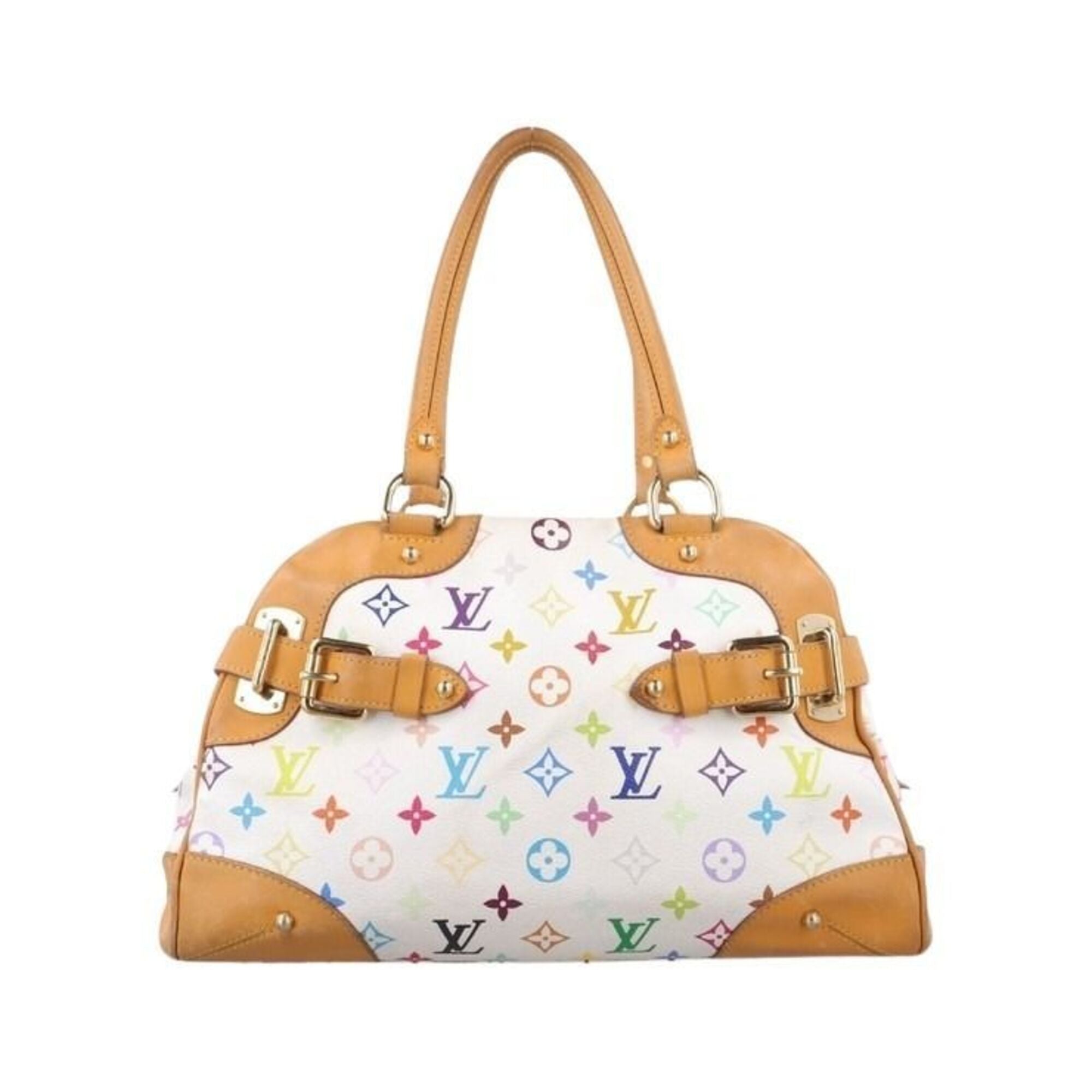 Louis Vuitton Blanc Multi-Color Monogram Multicolore Handbag (Pre-Owned)