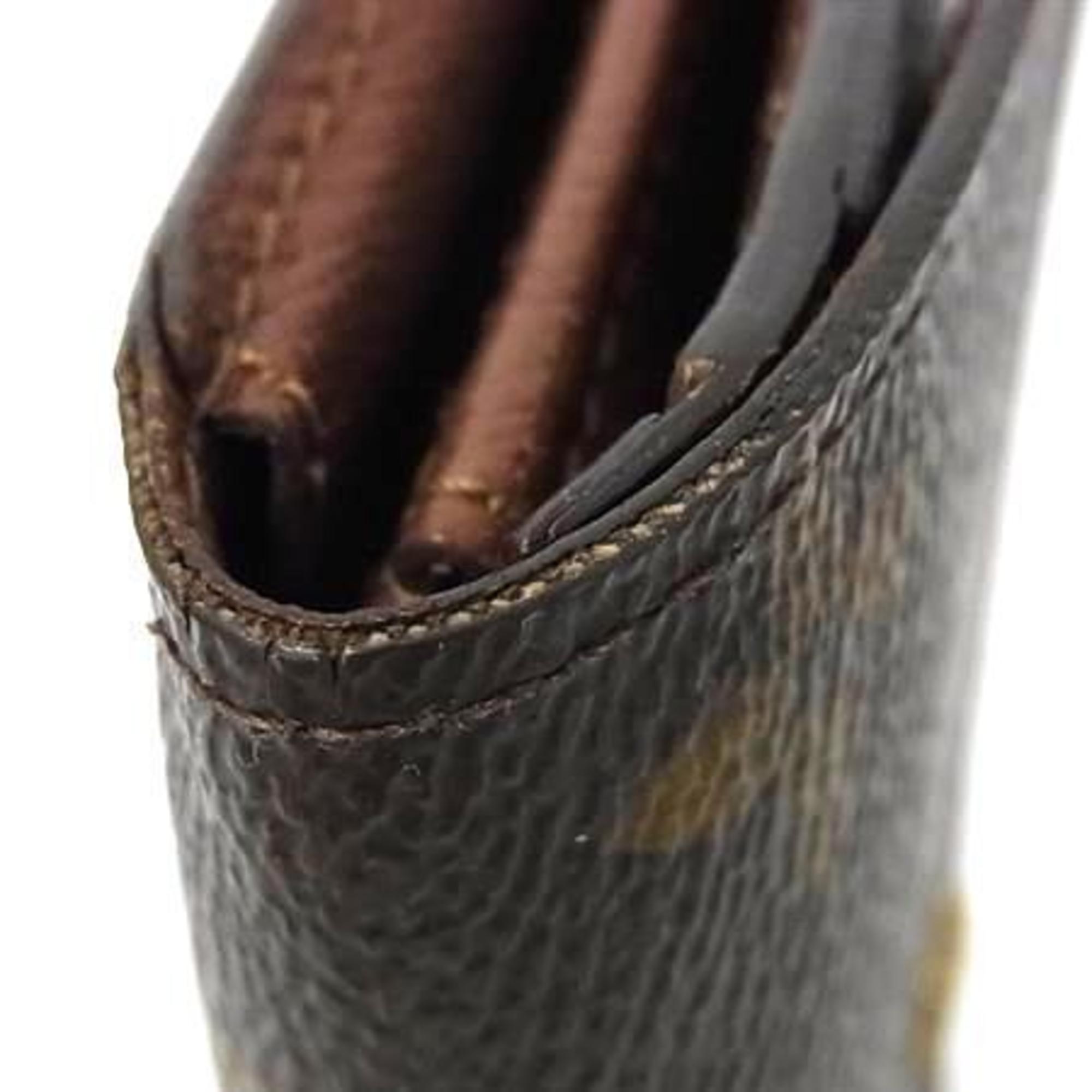 Louis Vuitton Brown Monogram Wallet (Bi-Fold) (Pre-Owned)